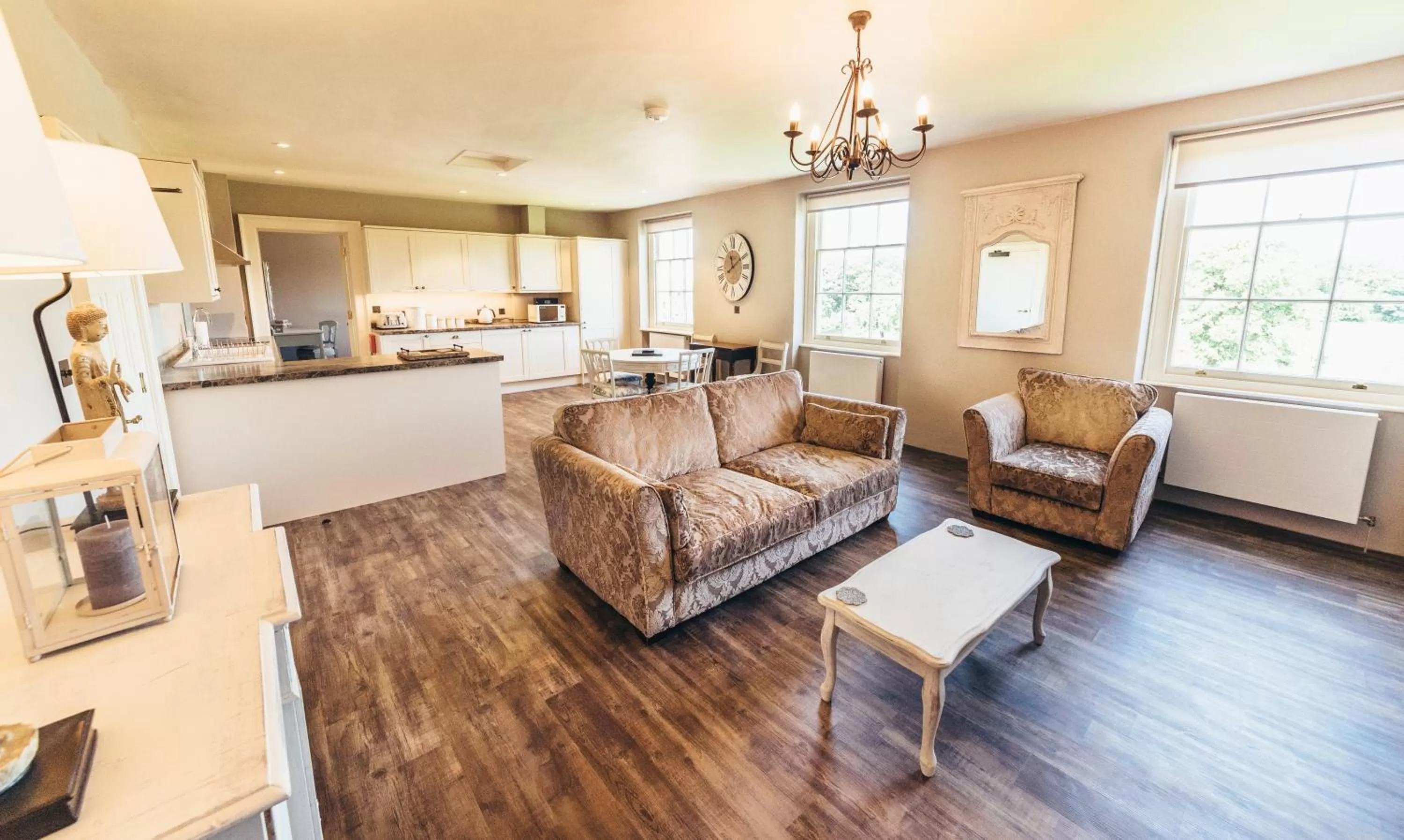 Living room, Seating Area in Birchover Bridgford Hall