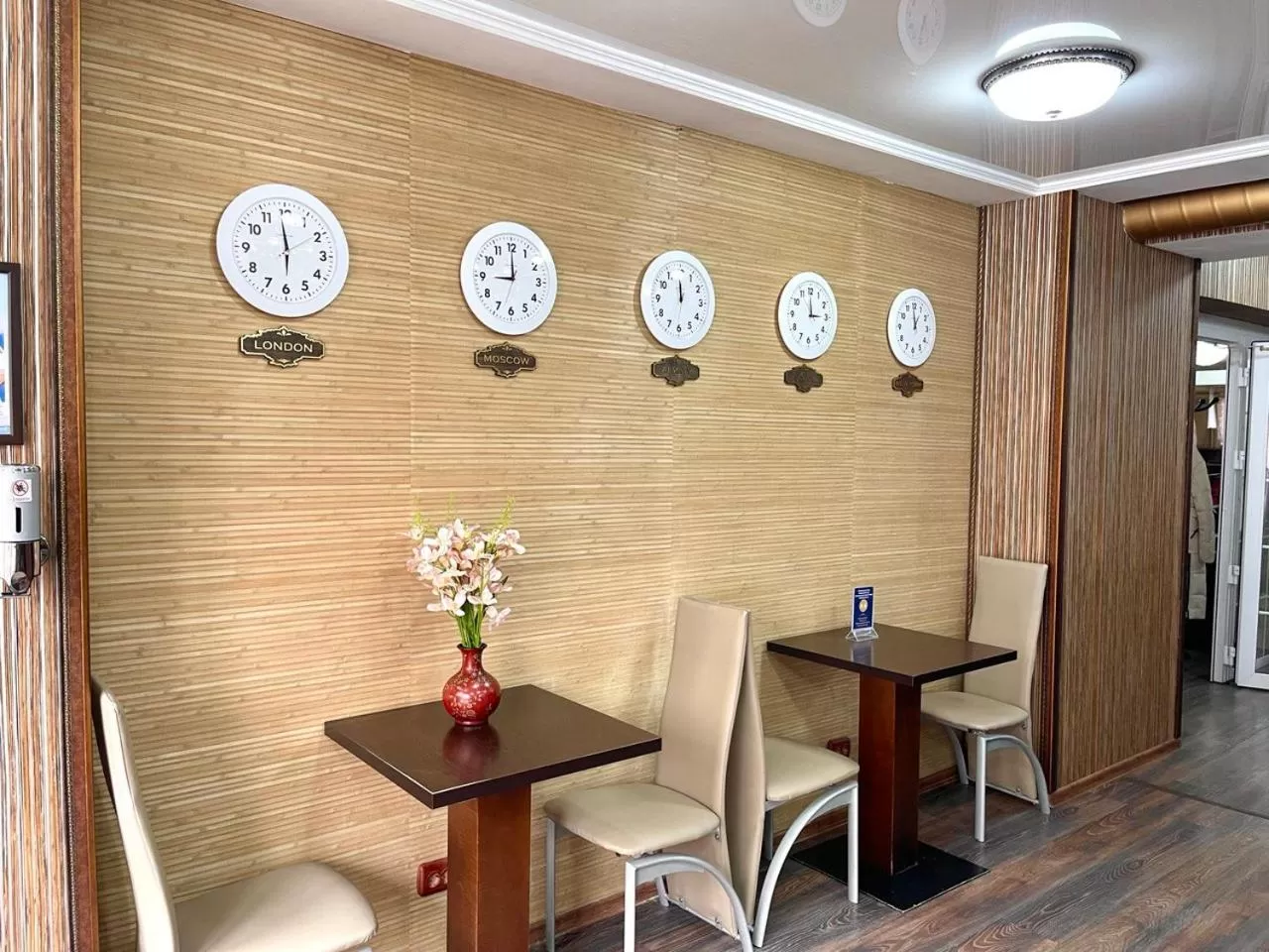 Dining area in LES Mini Hotel