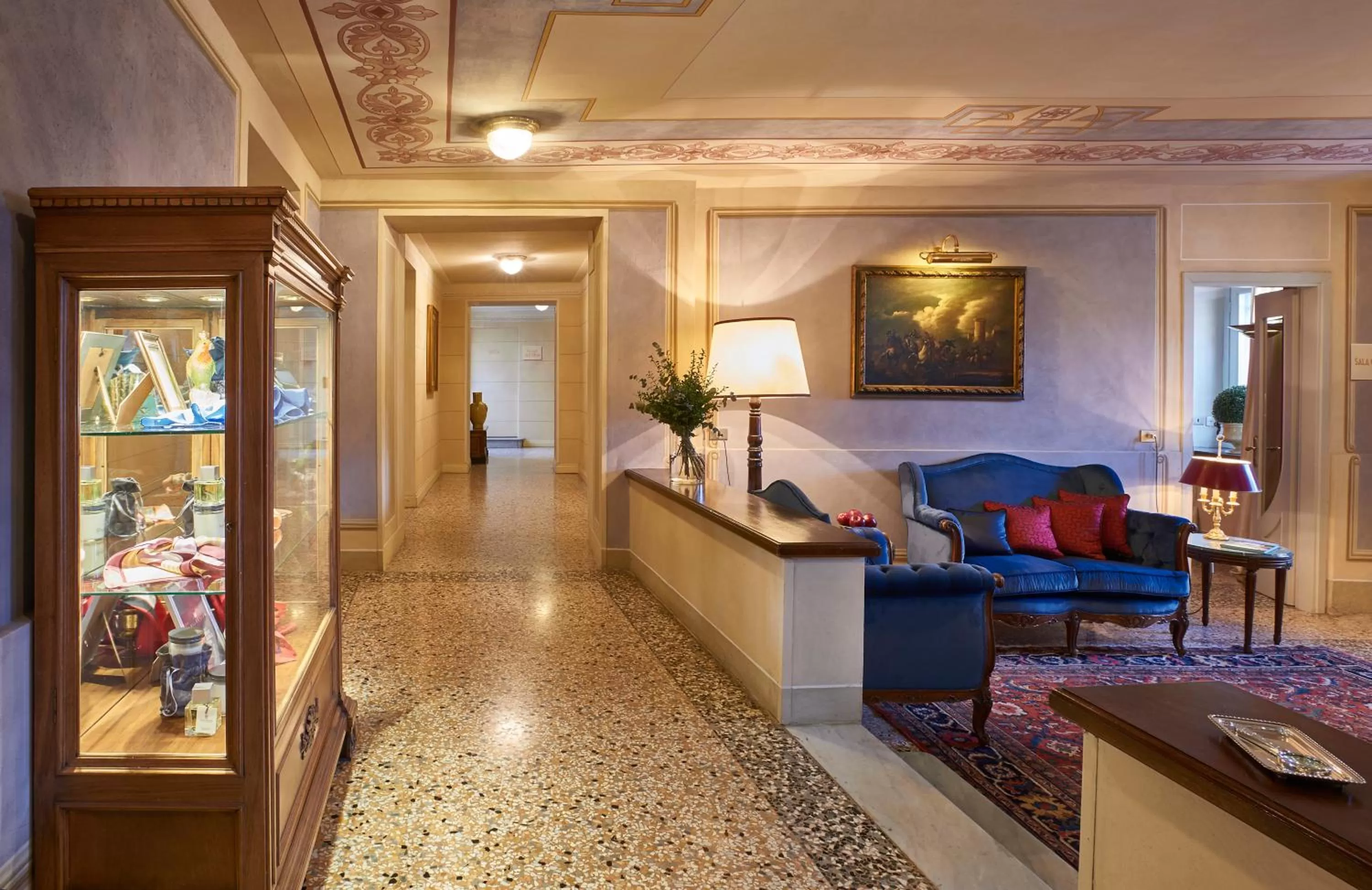 Lobby or reception in Albergo Terminus