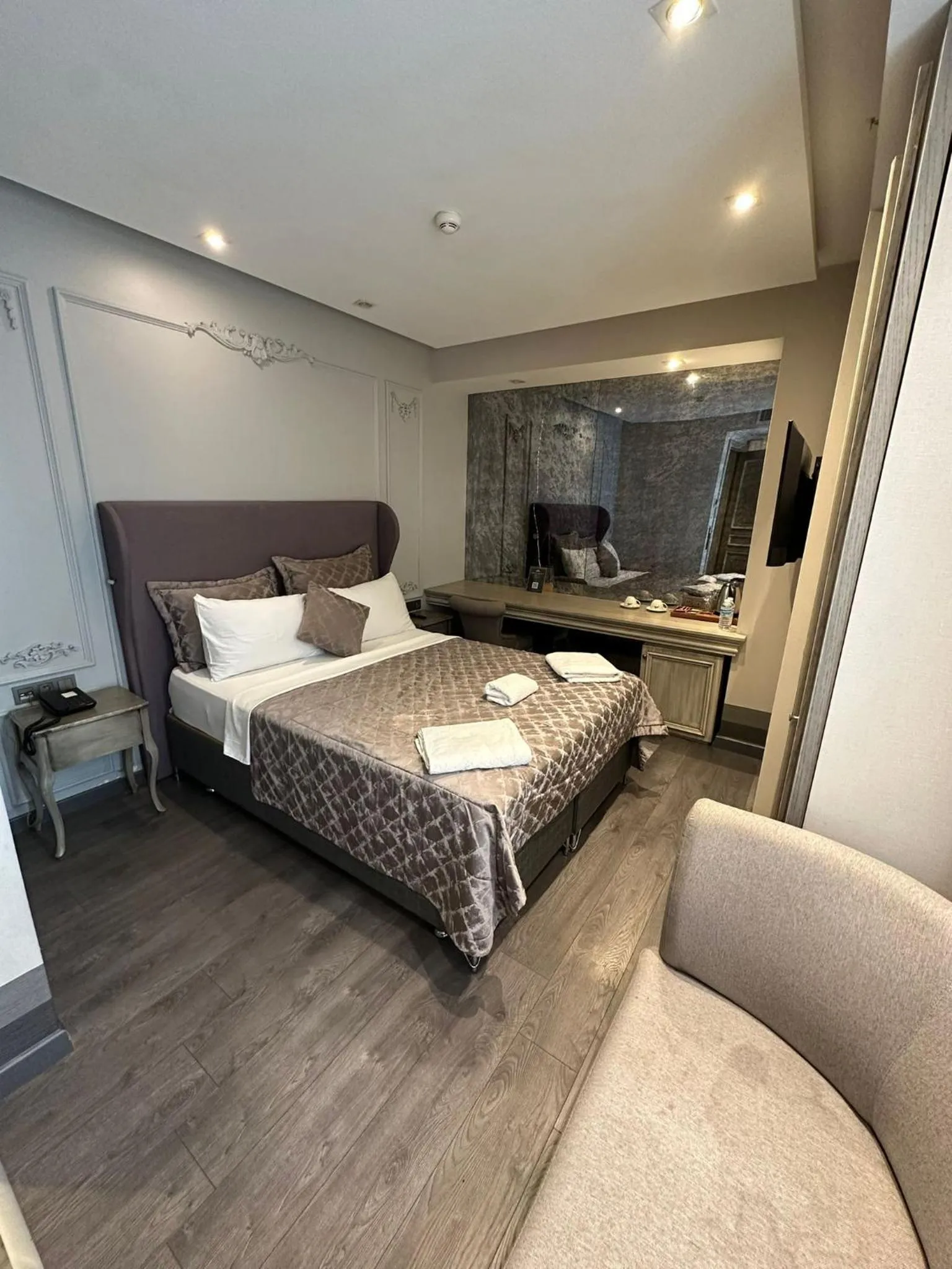 Bed in TK Taxim Bosphorus Hotel