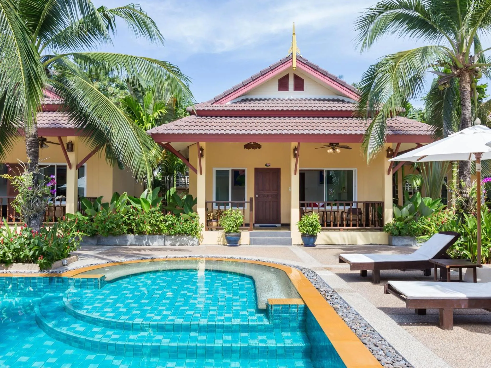 Pool view in Le Piman Resort