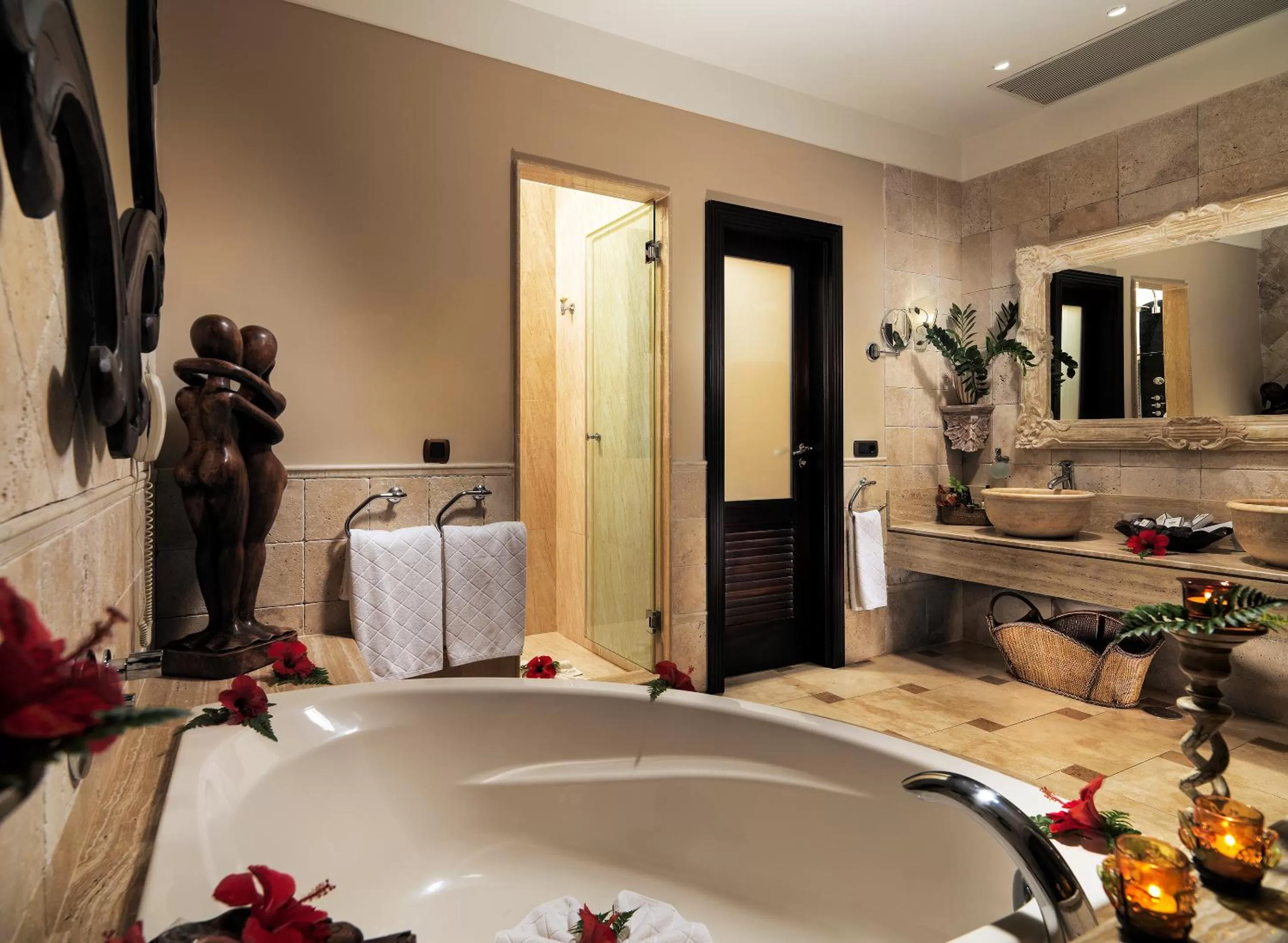 Bathroom in Royal Garden Villas, Luxury Hotel