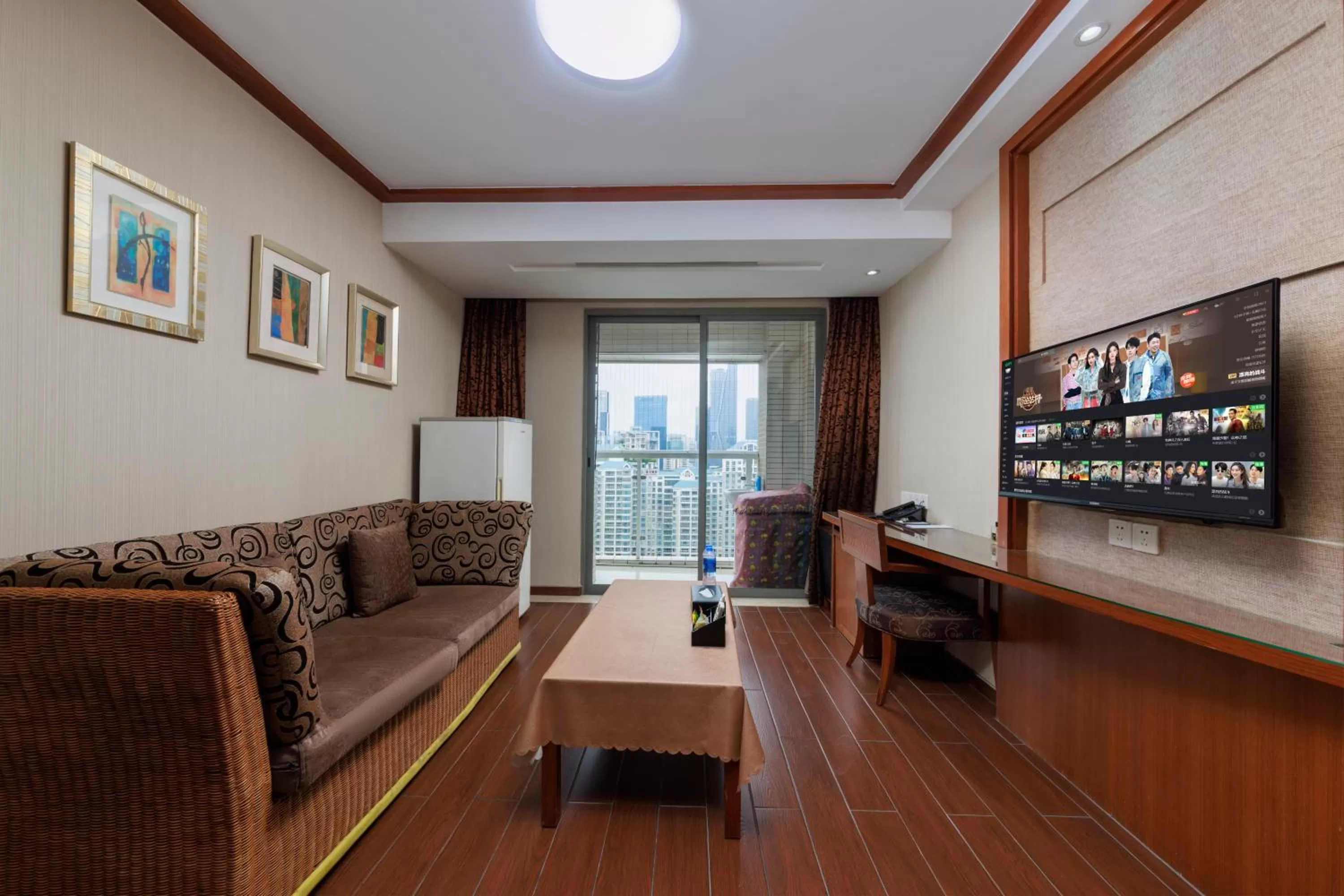Living room in Sunflower Hotel &Residence, Futian Port Branch