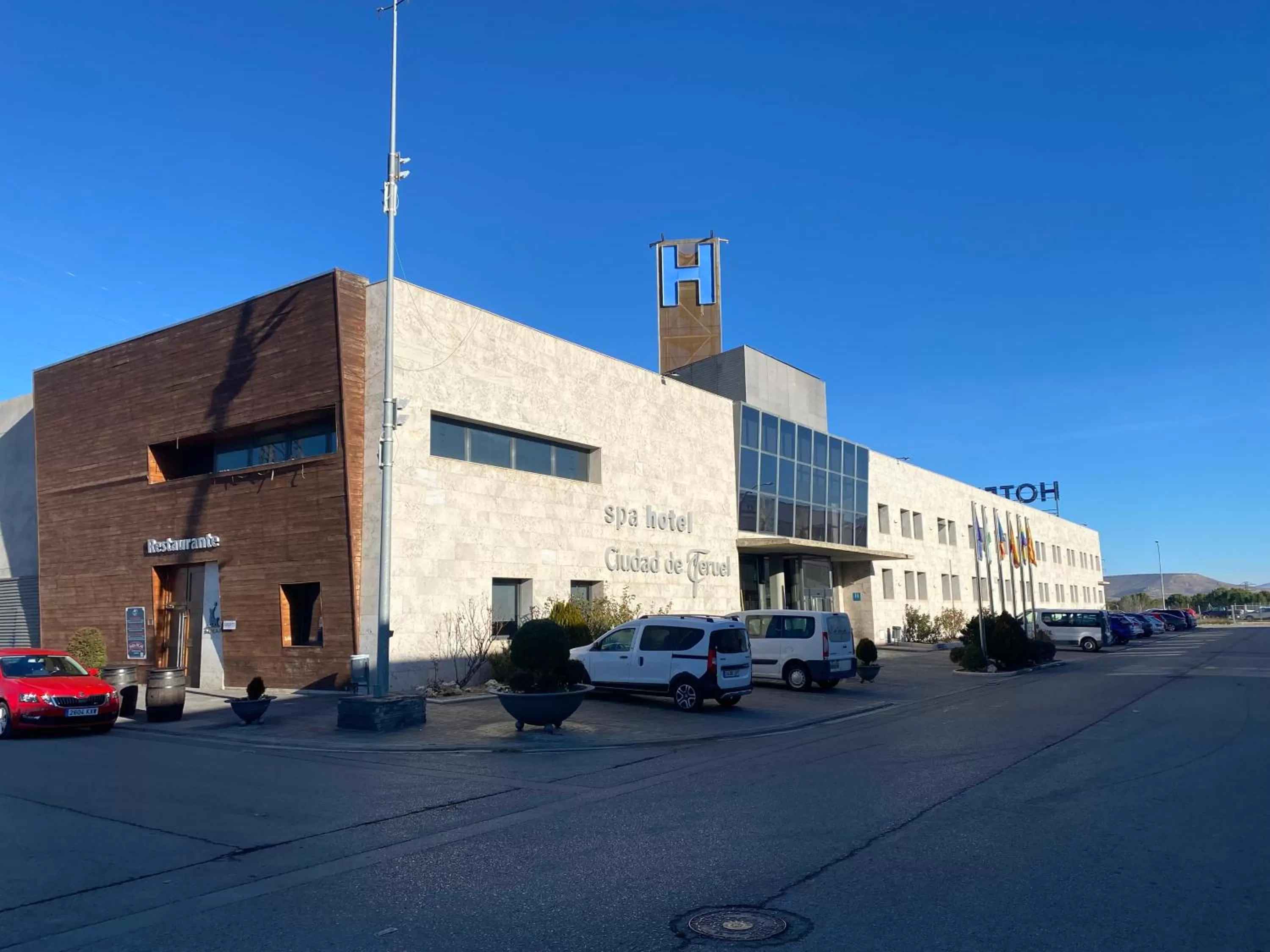 Facade/entrance, Property Building in Spa Hotel Ciudad de Teruel