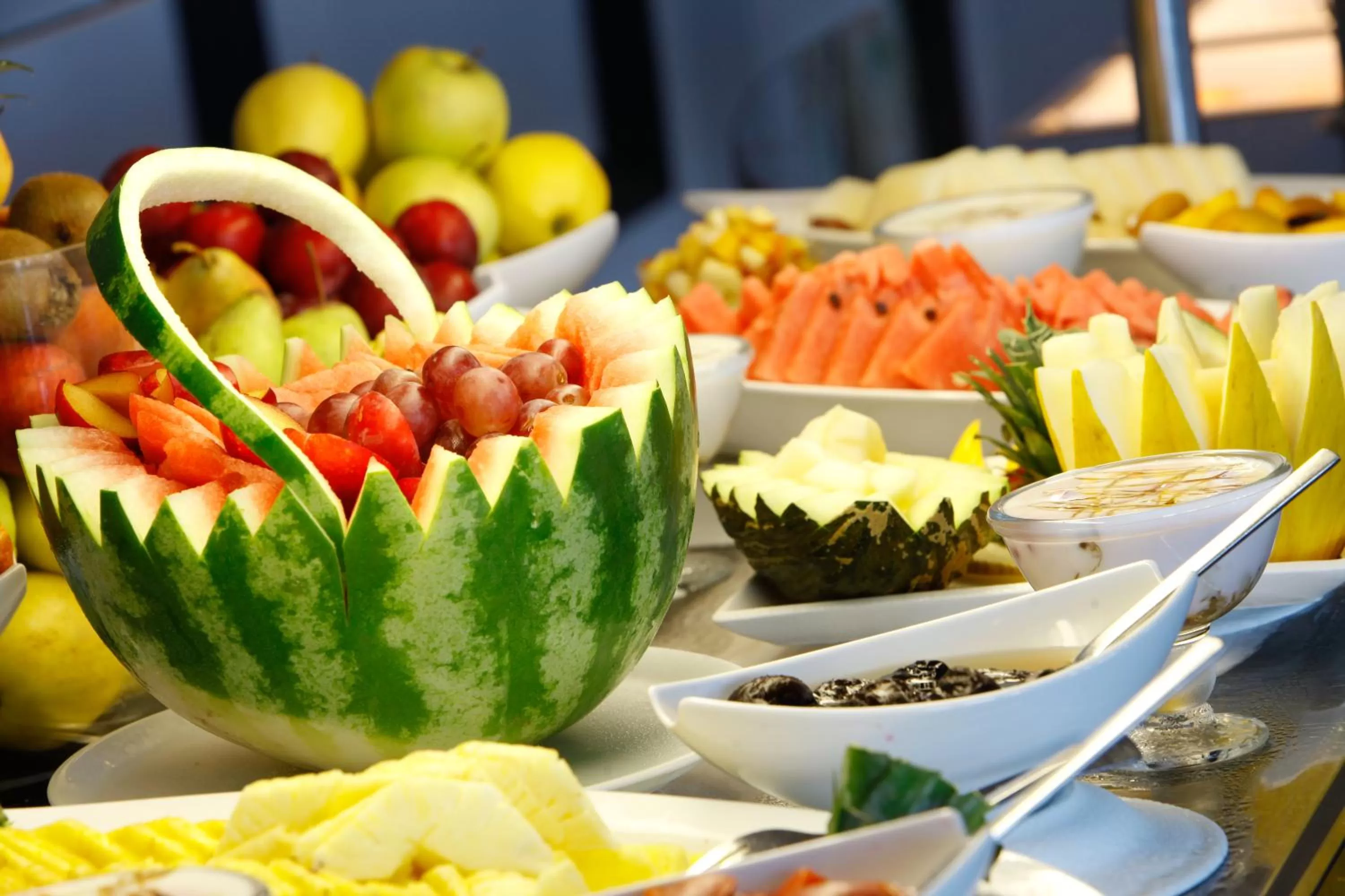 Food and drinks in Hotel Farah Tanger