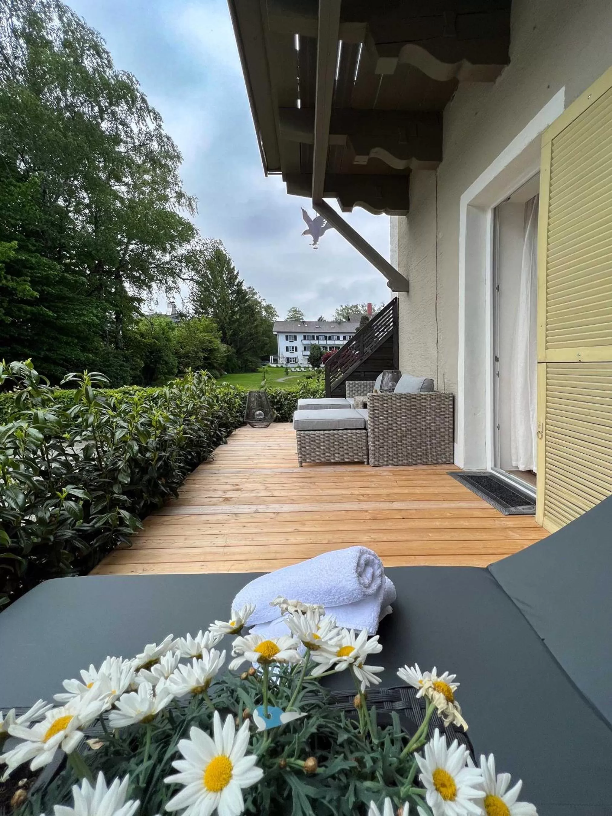 Balcony/Terrace in Hotel Schlossblick Chiemsee