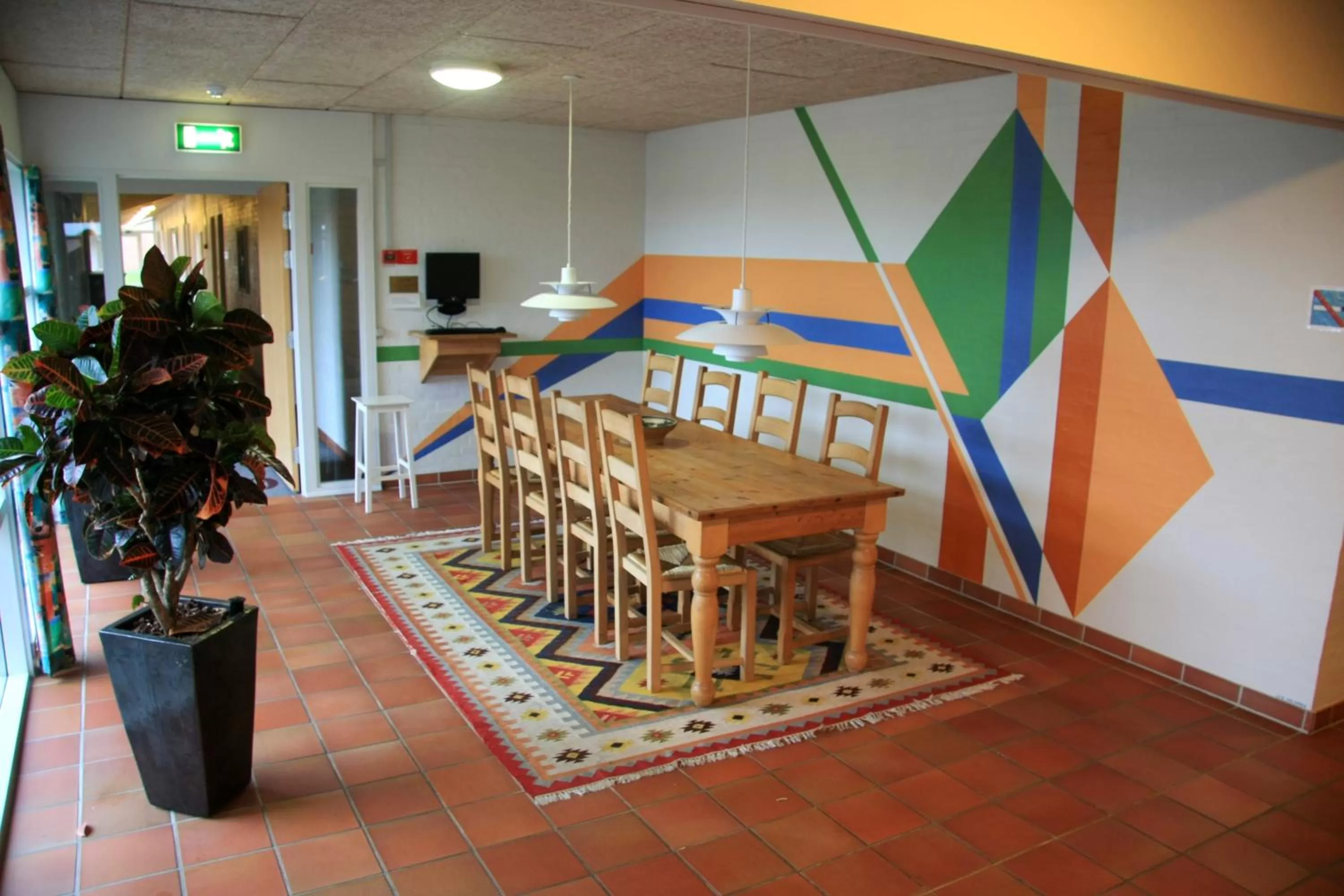 Communal lounge/ TV room in Motel Spar 10