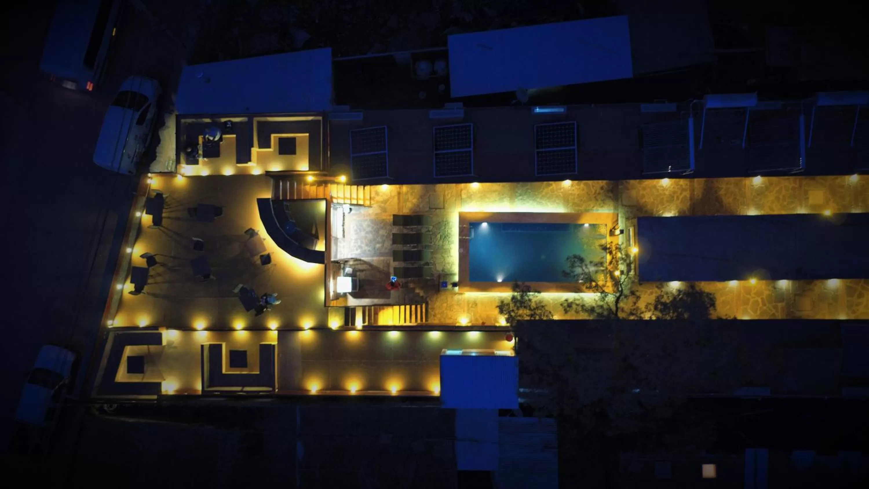 Bird's eye view in Hotel Manada del Desierto