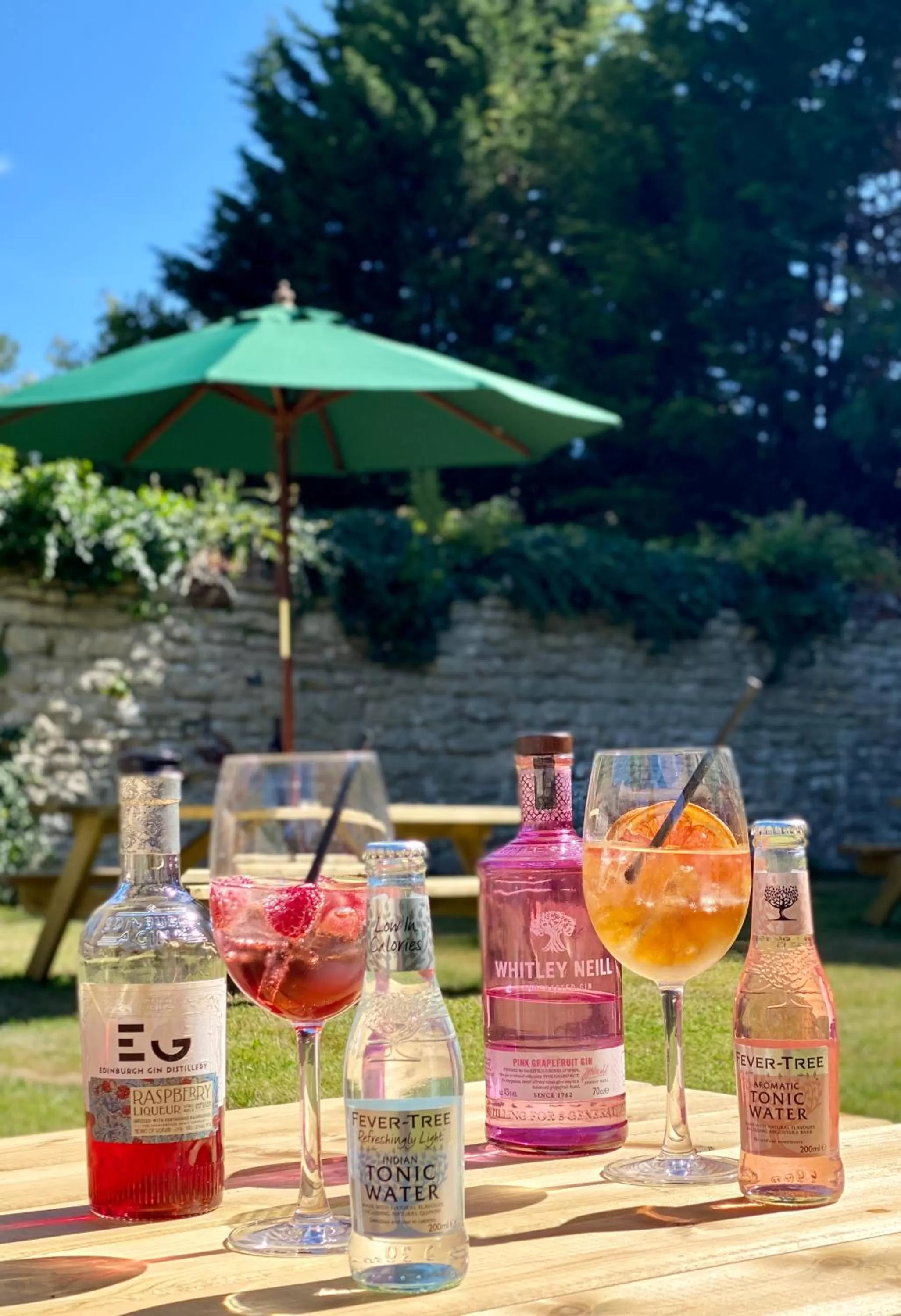 Garden in The Frampton Arms