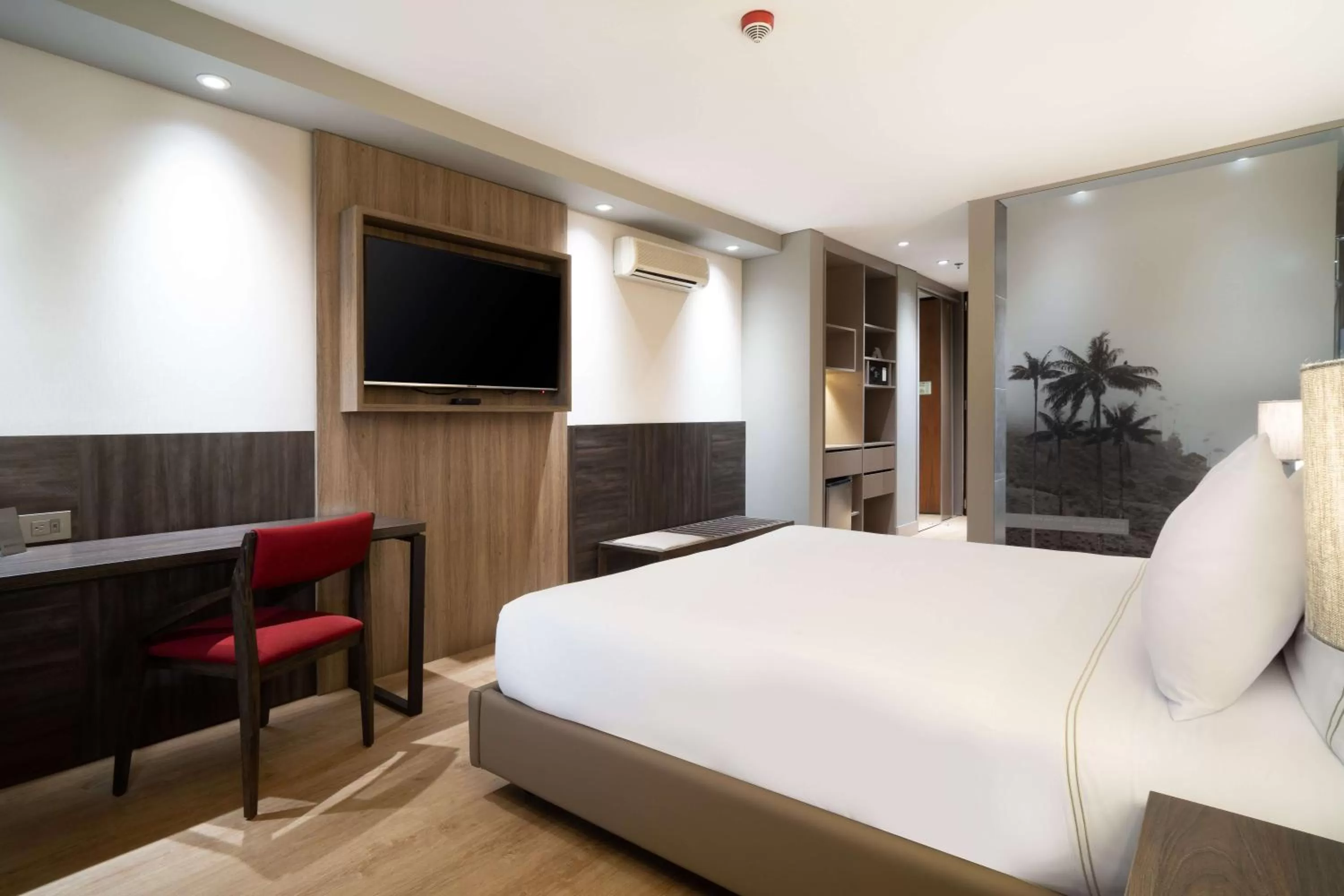 TV and multimedia, Bed in Hotel Habitel Prime