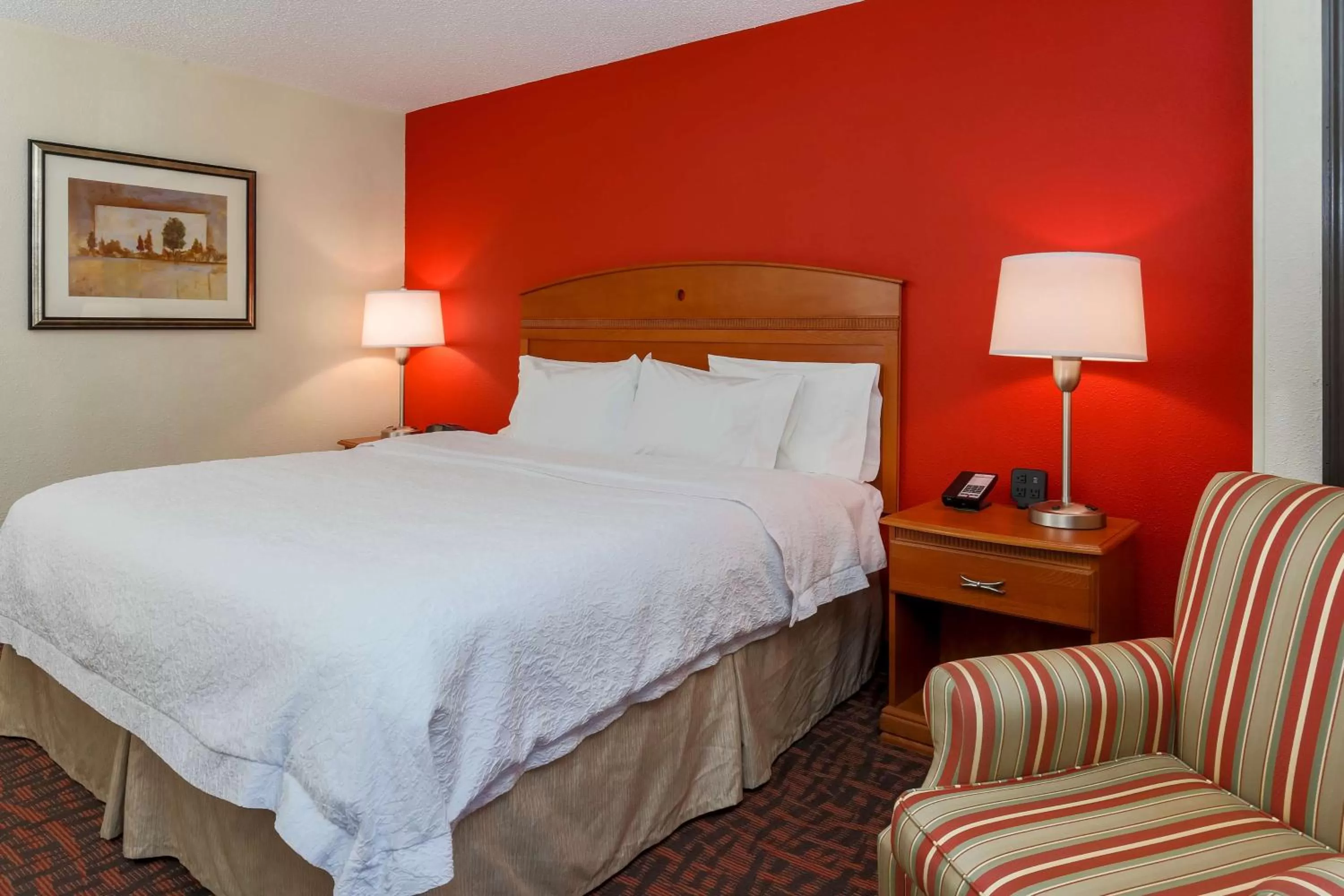 Bed in Hampton Inn Dayton/Fairborn
