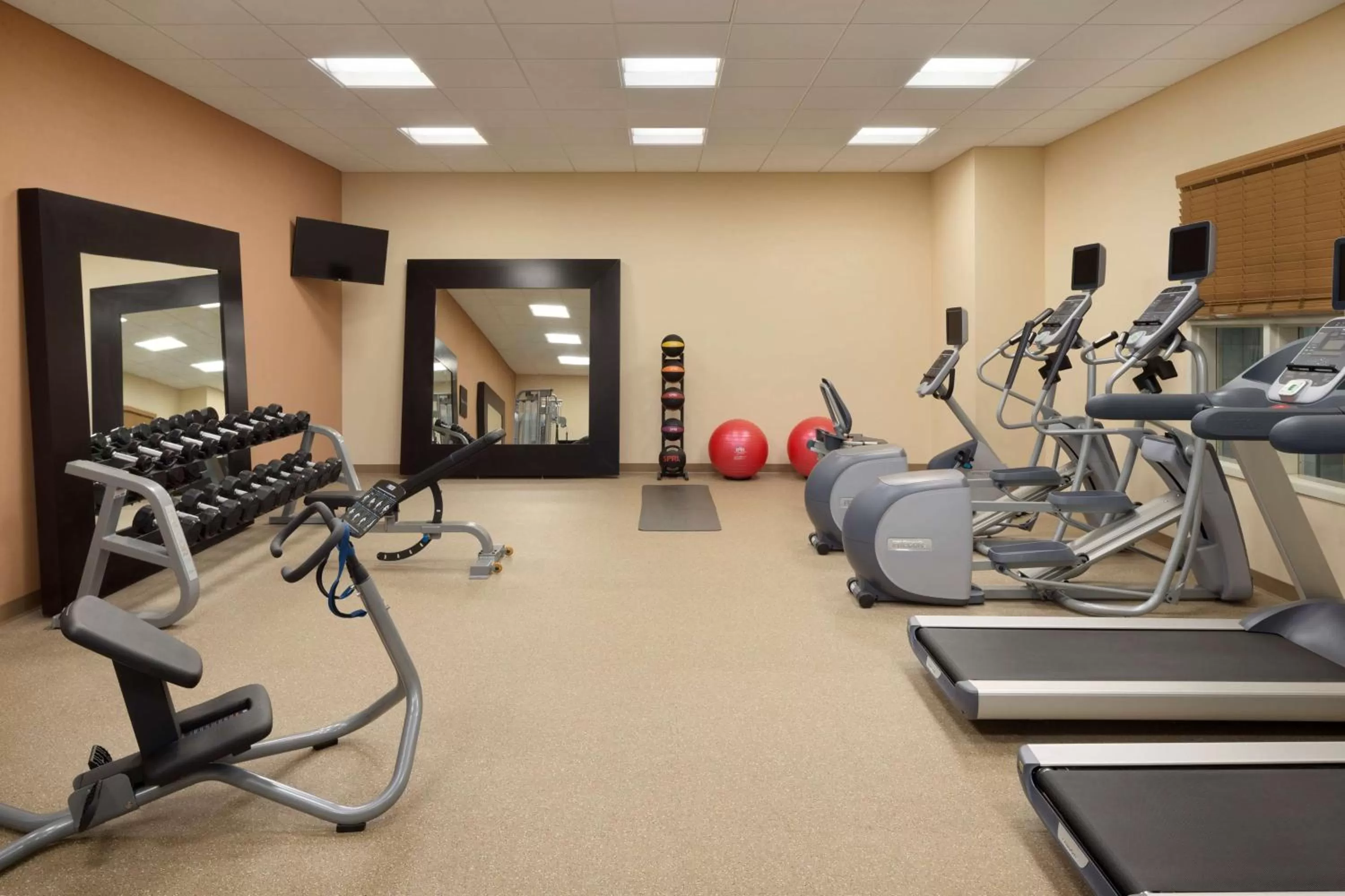 Fitness centre/facilities in Homewood Suites by Hilton Kalamazoo-Portage