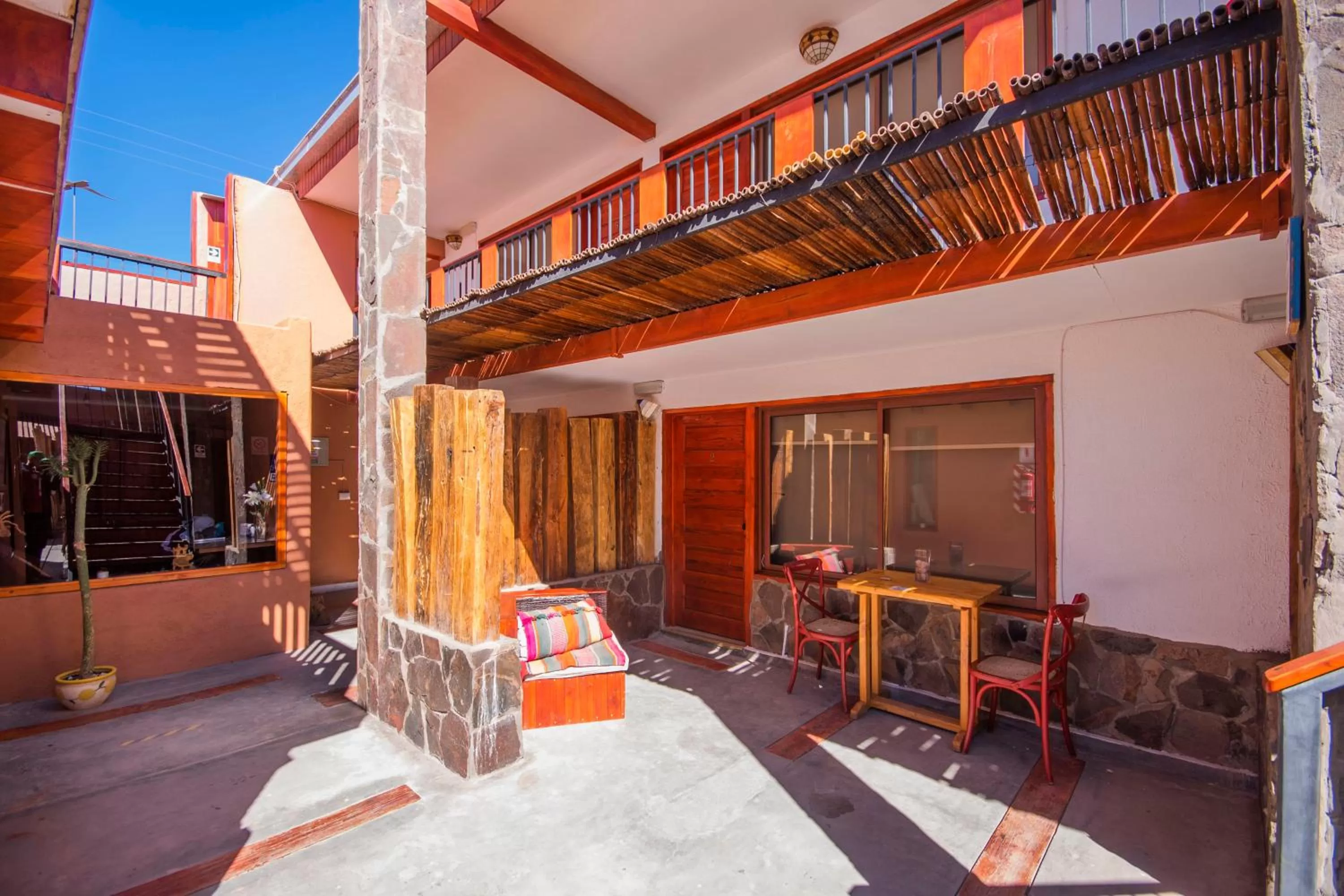 Seating area in Hotel Casa Algarrobo