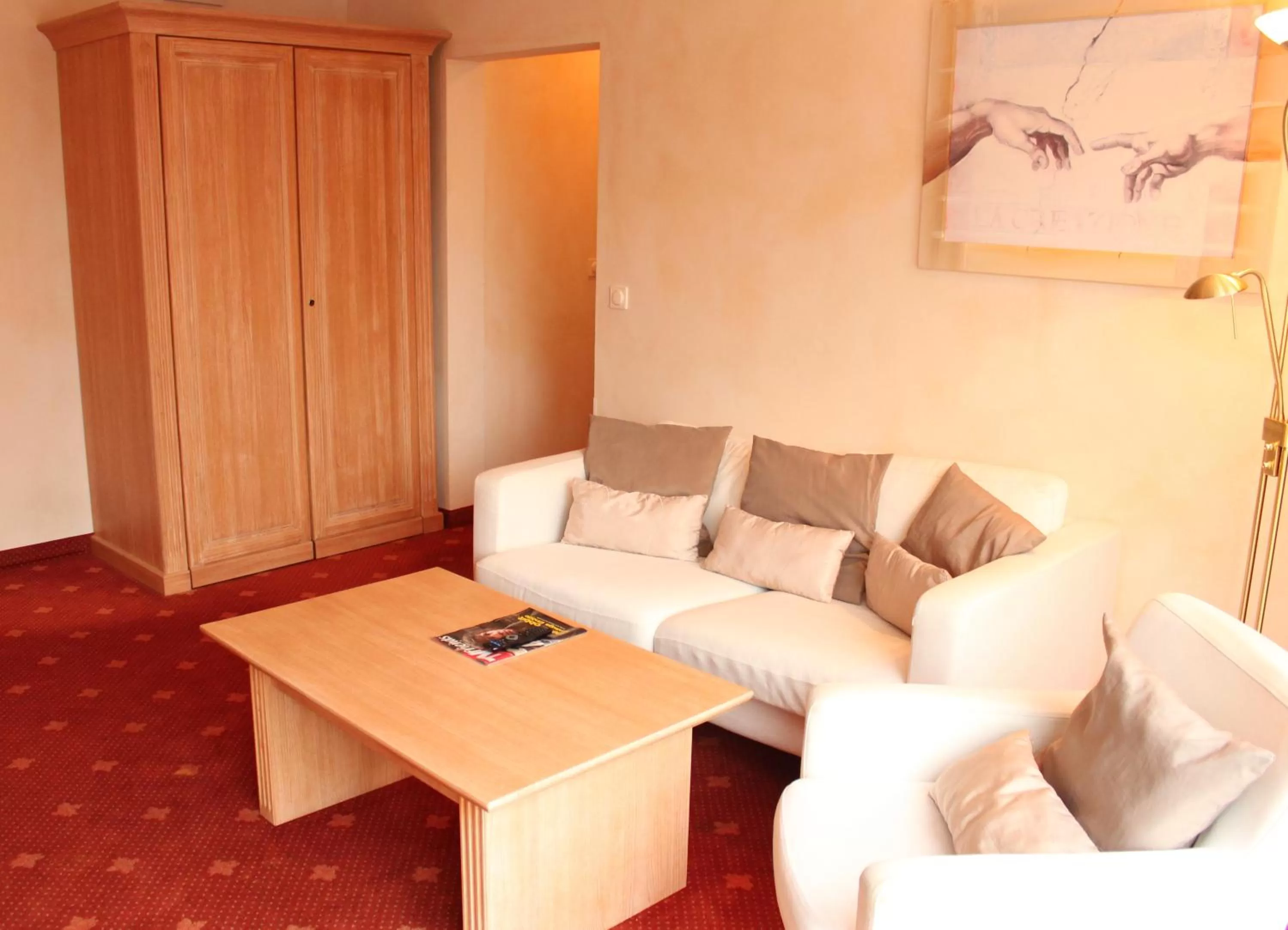 Seating area in Hotel Villa Gropius