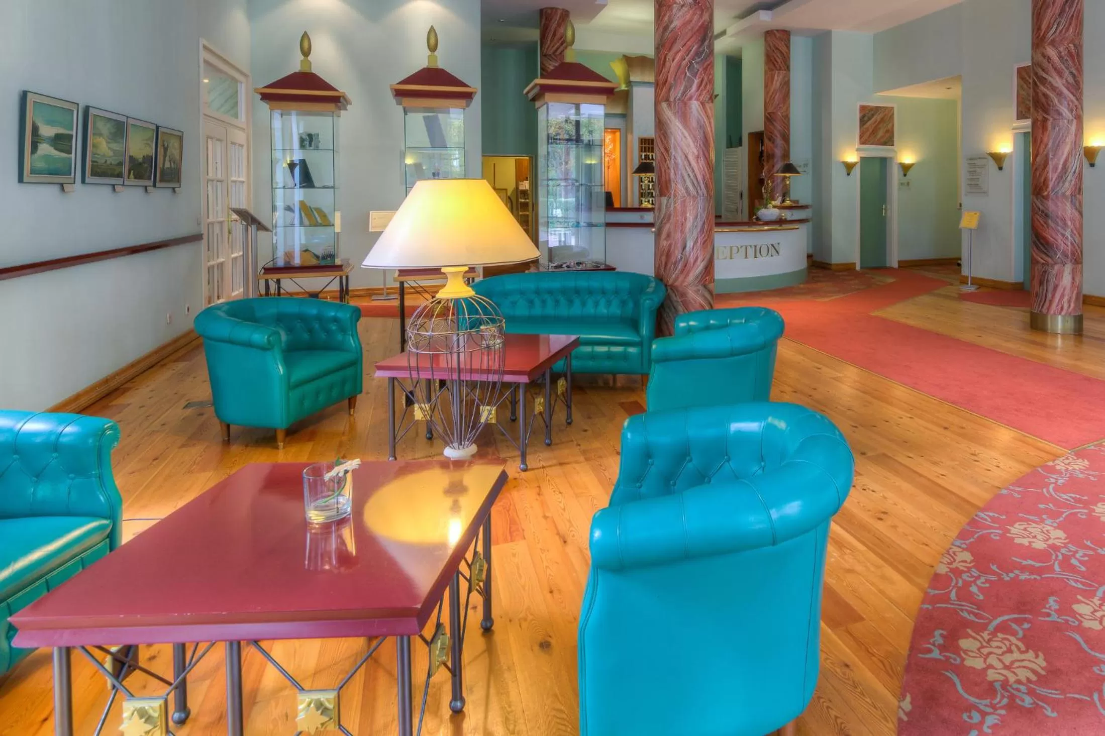 Lobby or reception in Parkhotel Klüschenberg