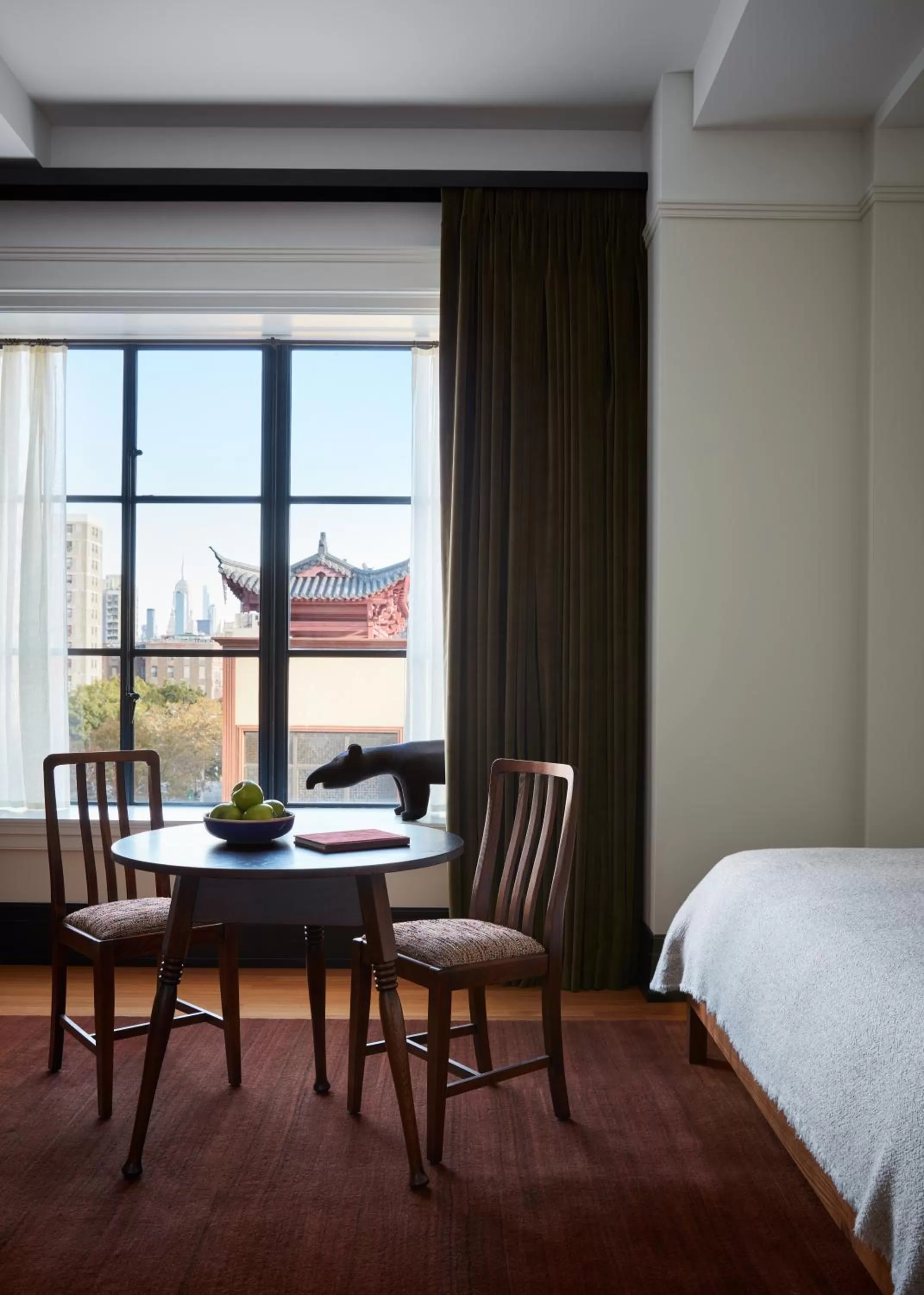 Seating area, Bed in Nine Orchard