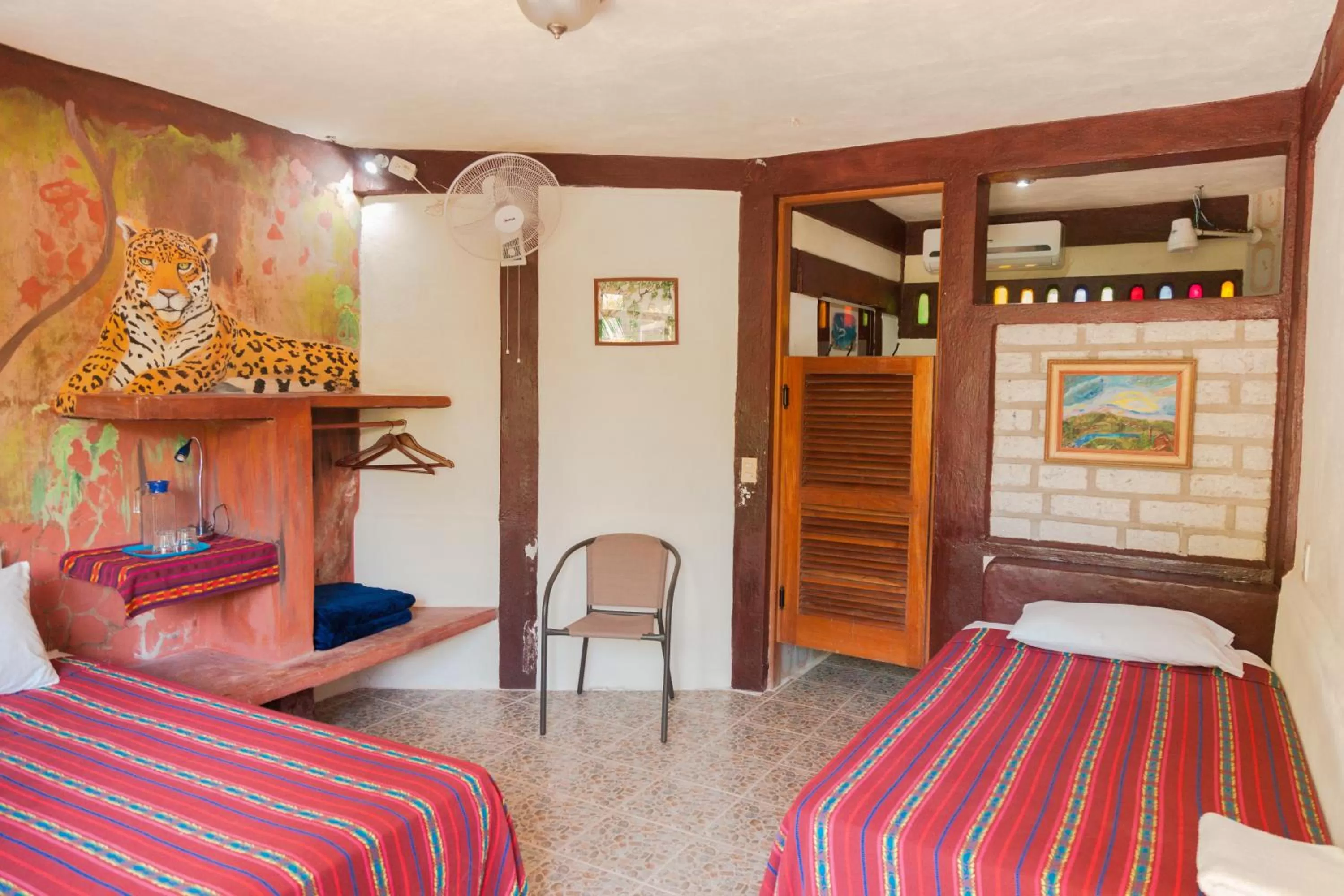 Bed in Zapote Tree Inn