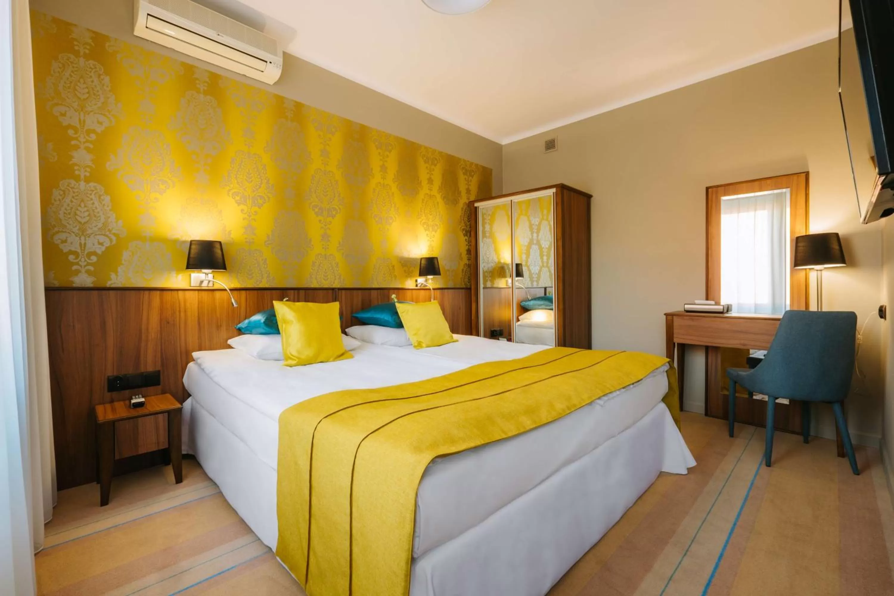 Bed in Hotel Cristal Białystok