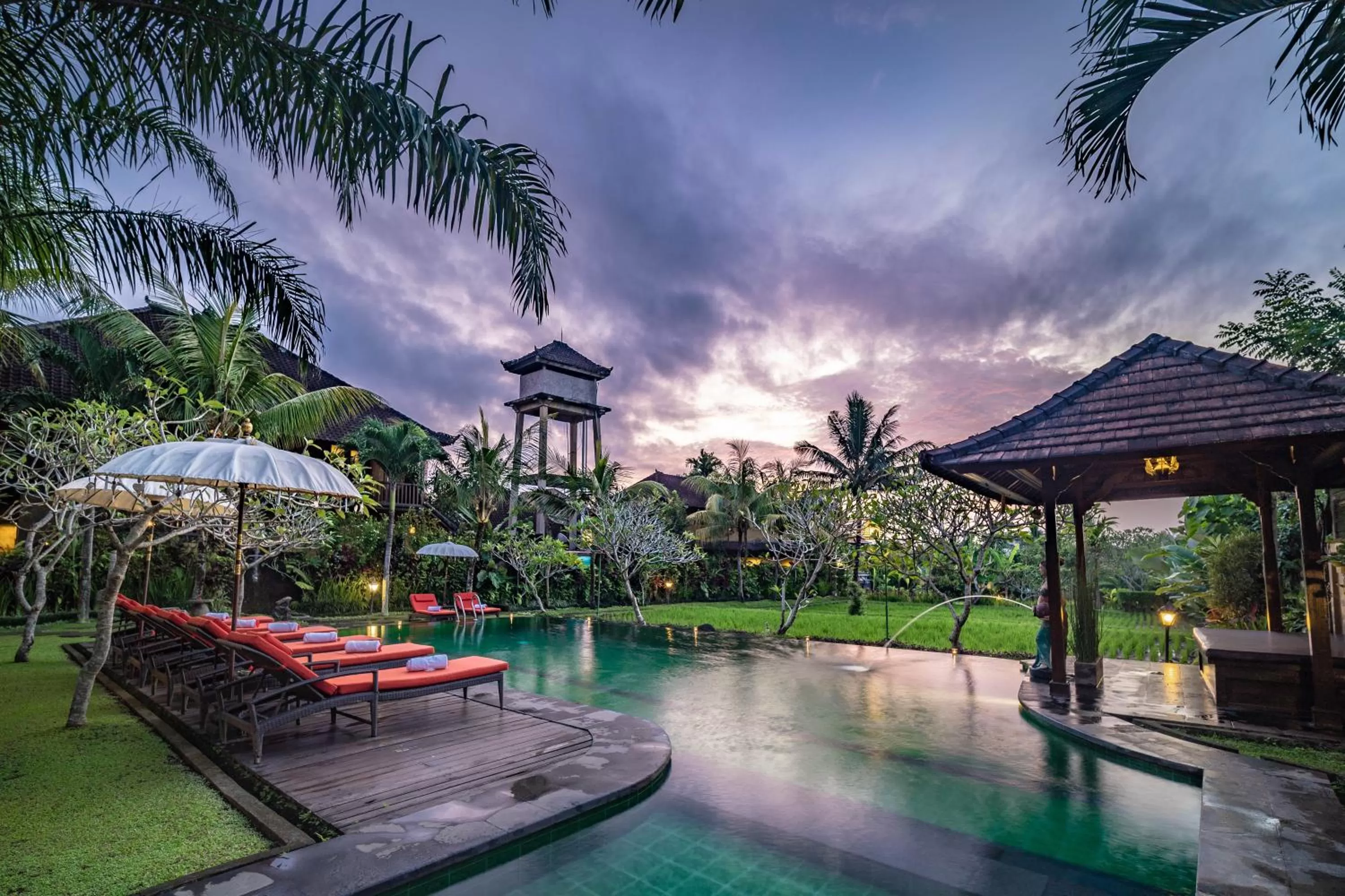 Pool view in Bliss Ubud Spa Resort
