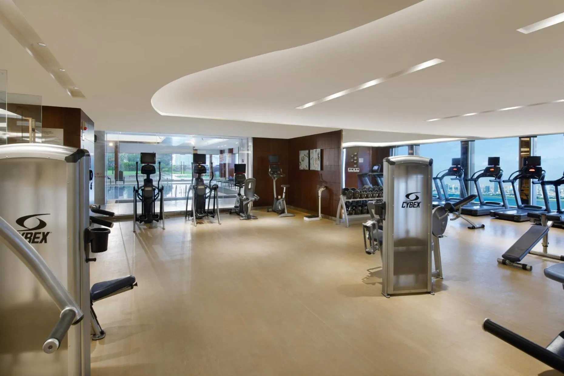Fitness centre/facilities in Crowne Plaza Nanchang Riverside, an IHG Hotel