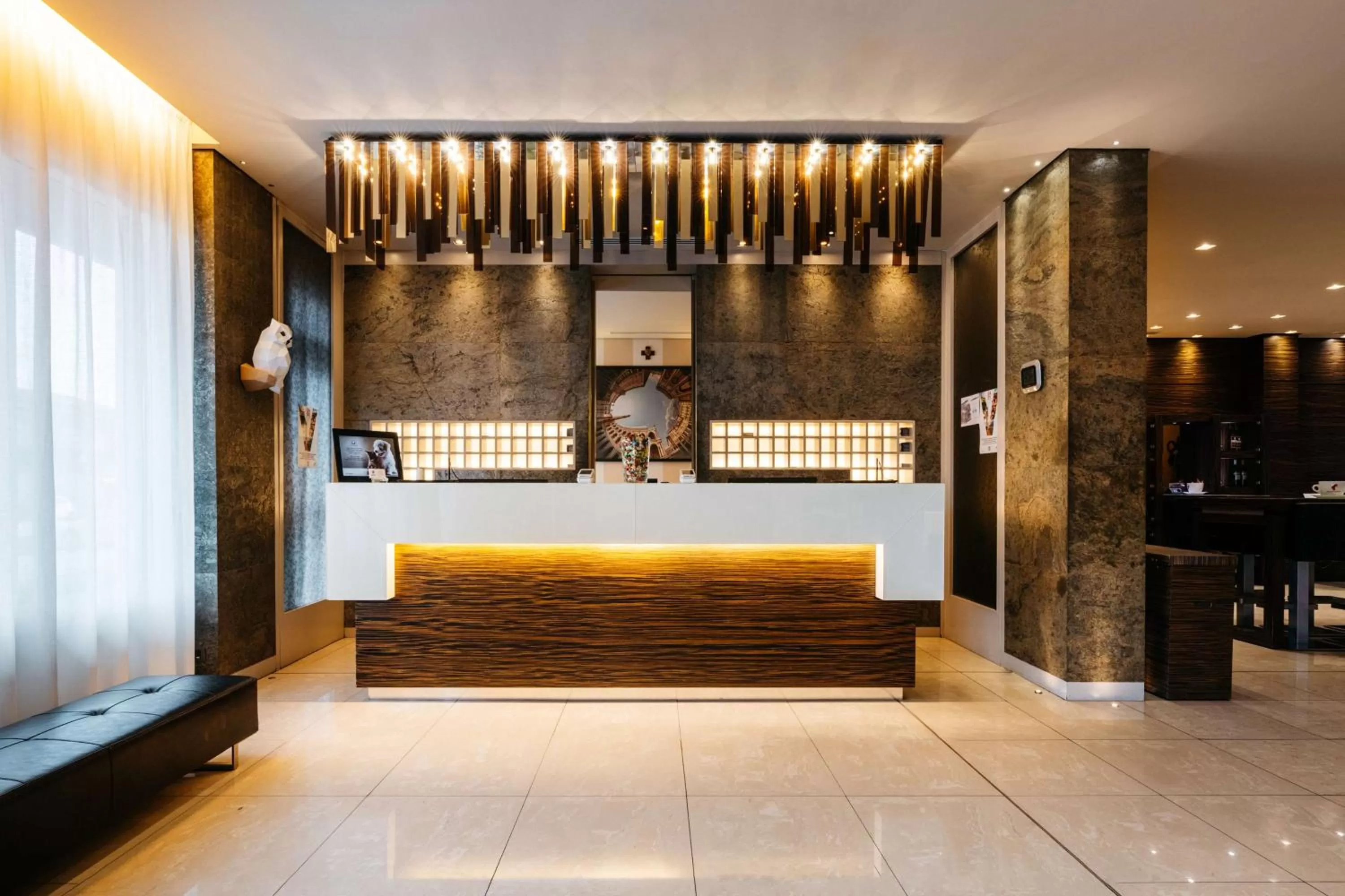 Lobby or reception in Best Western Hotel Tre Torri