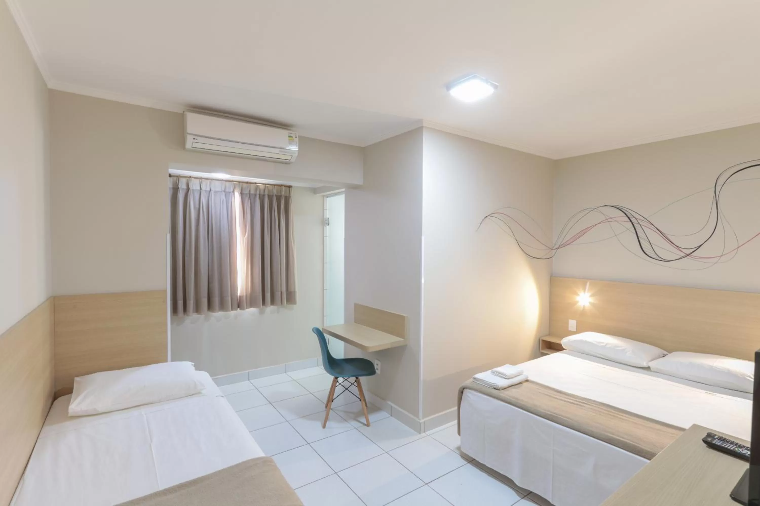 Bedroom, Bed in Hotel Copacabana Piracicaba