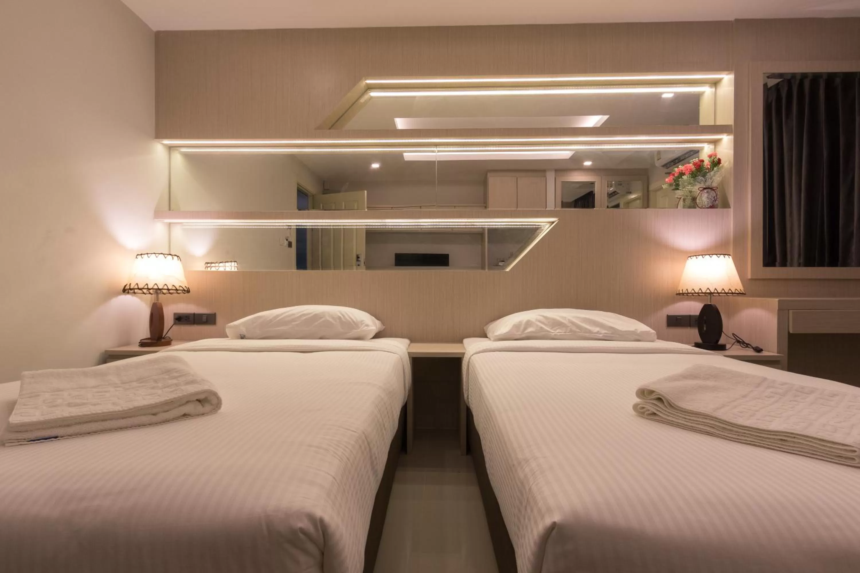 Bed in B-your home Hotel Don Mueang Airport Bangkok 如你家酒店