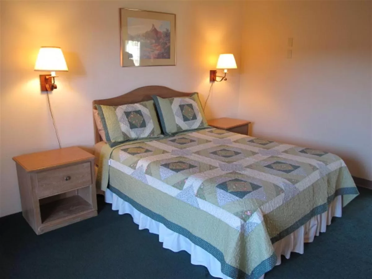 Bed in Stage Stop Inn