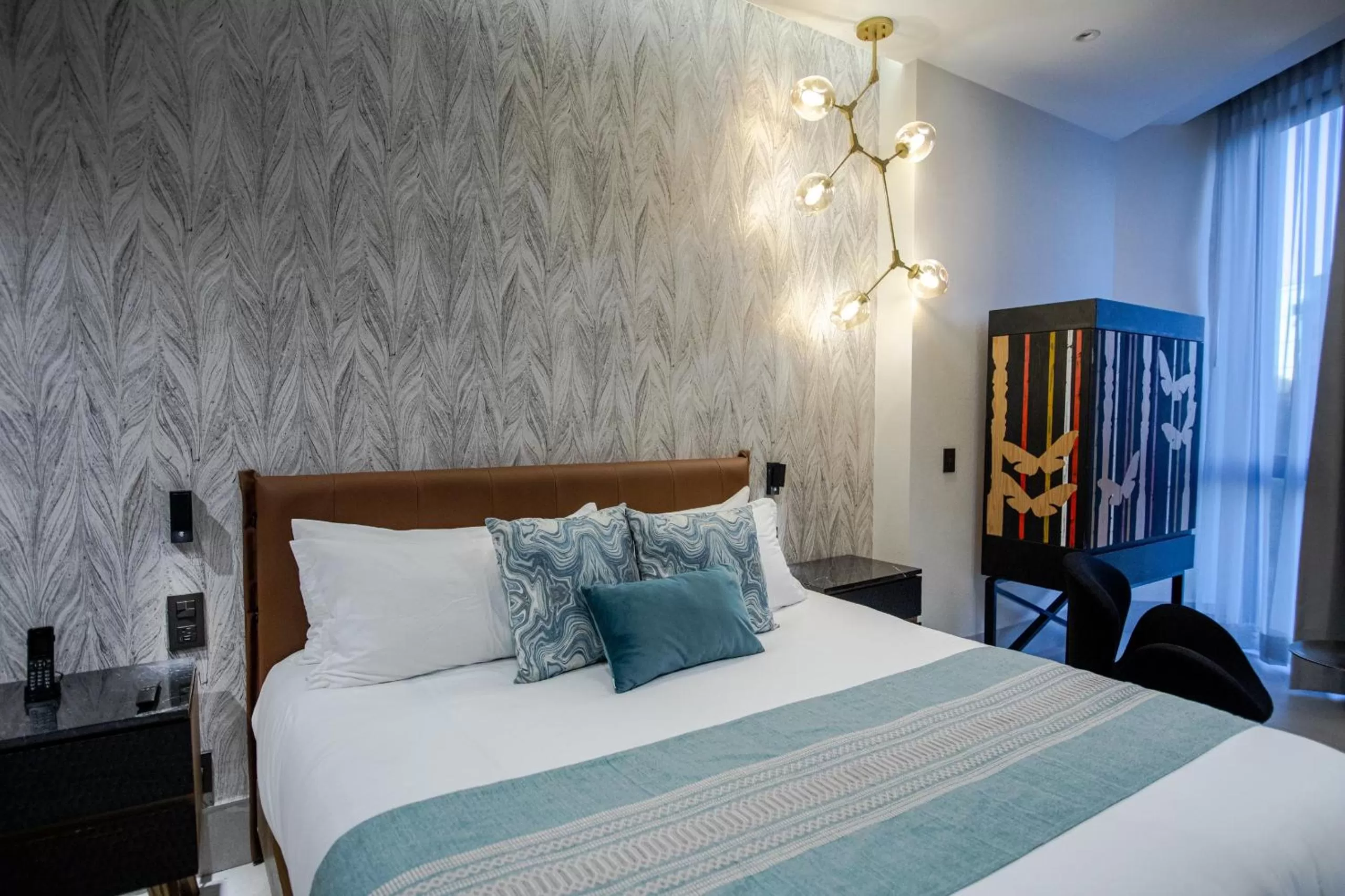 Bed in Becquer Hotel Guadalajara