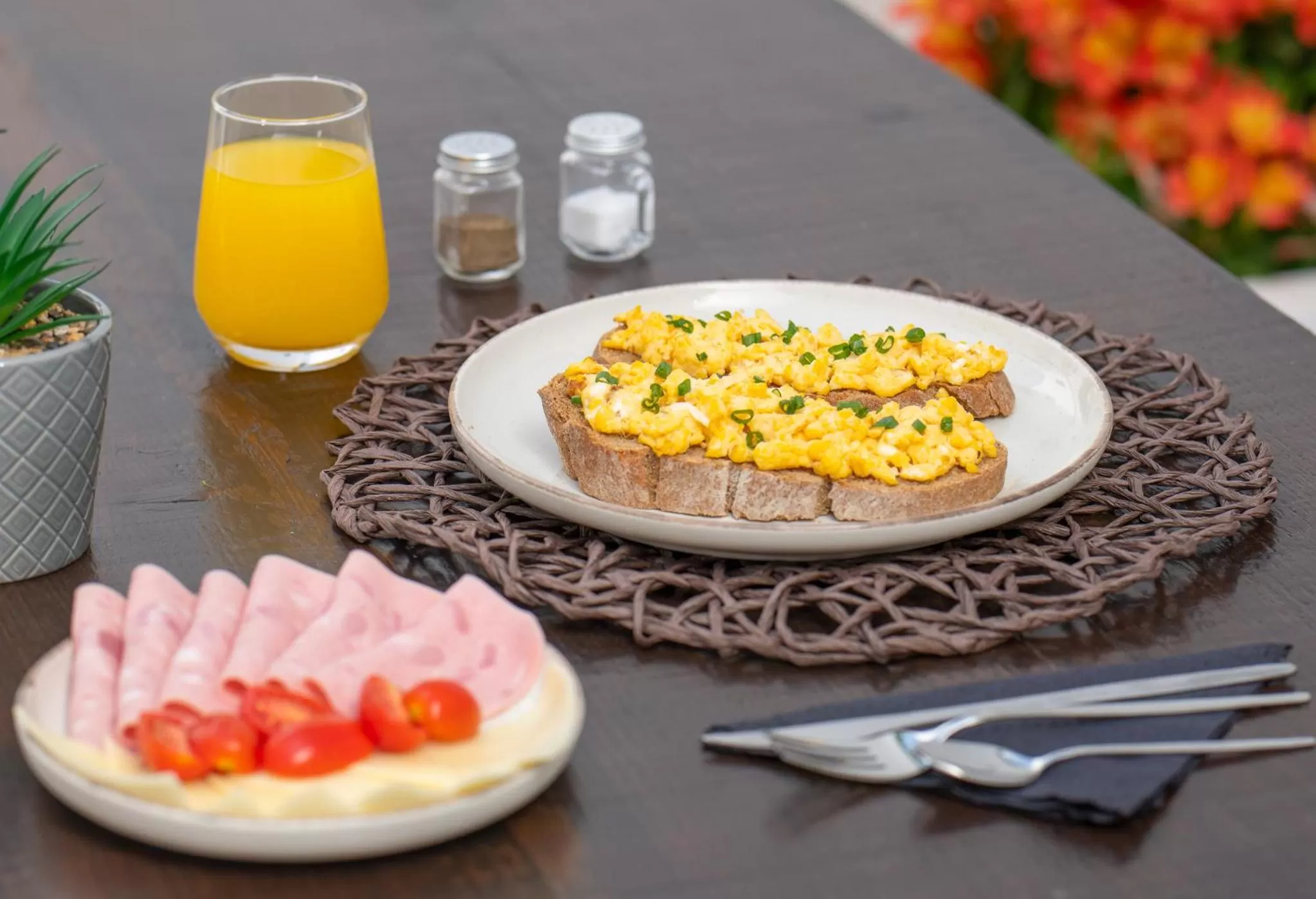 Breakfast in Ancient Knights Luxury Suites