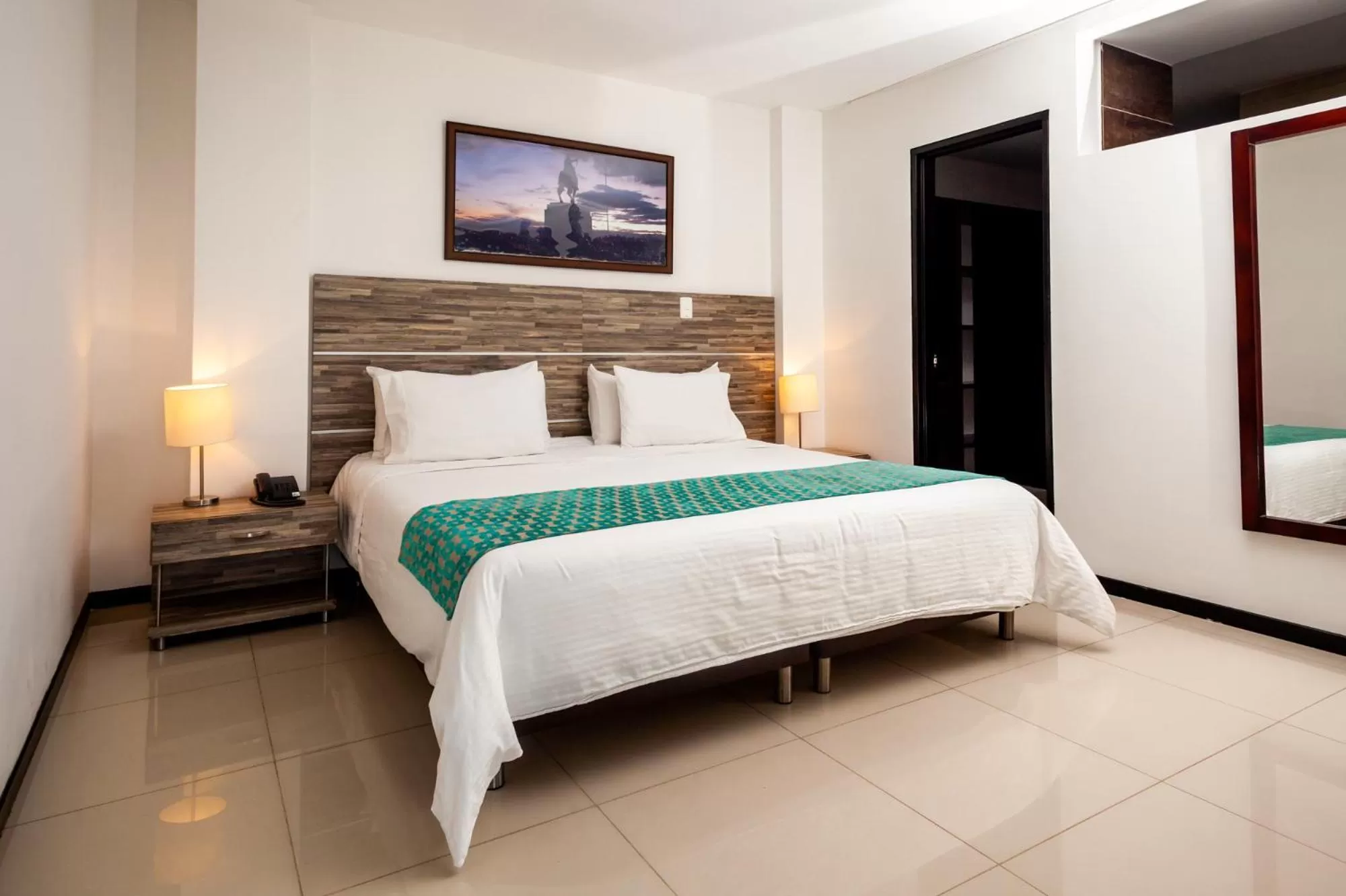 Bed in Hotel San Martin Popayan