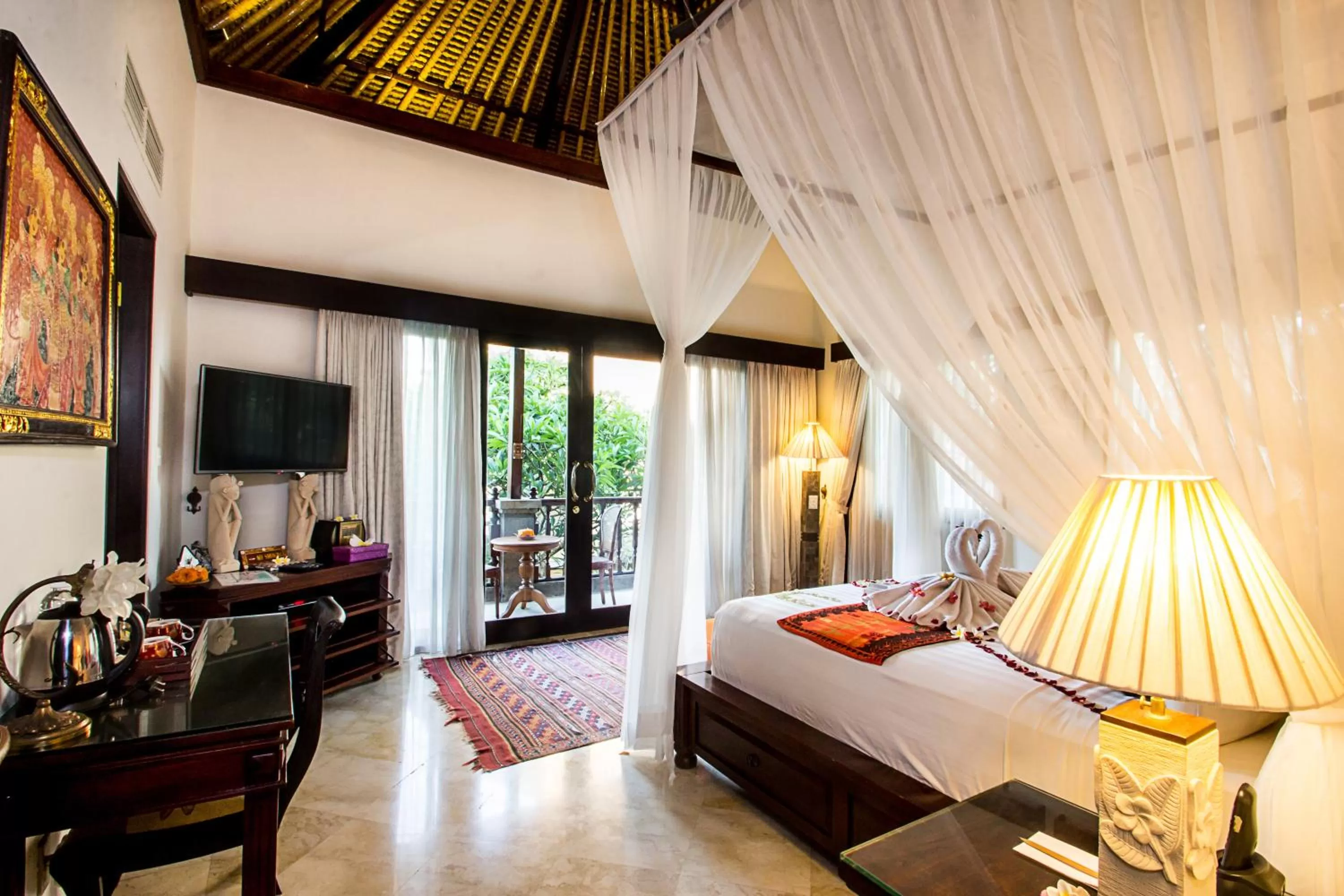 Natural landscape, Bed in Manzelejepun Villa & Pavilion