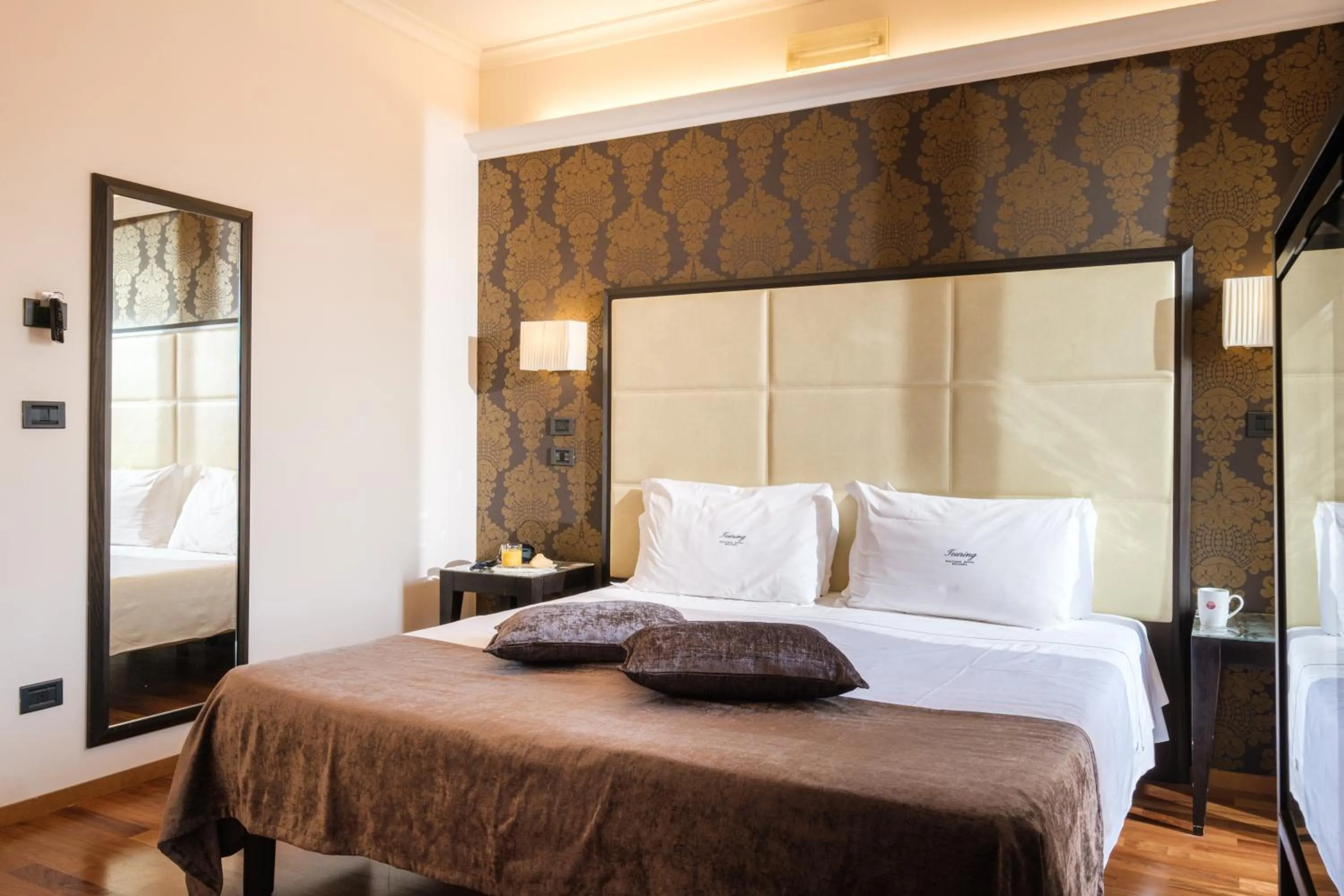 Bed in Hotel Touring