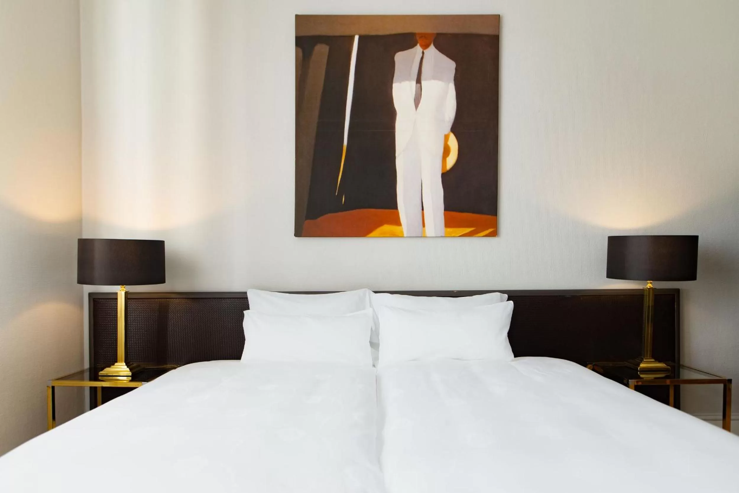 Bed in Hotel Bamberger Hof Bellevue