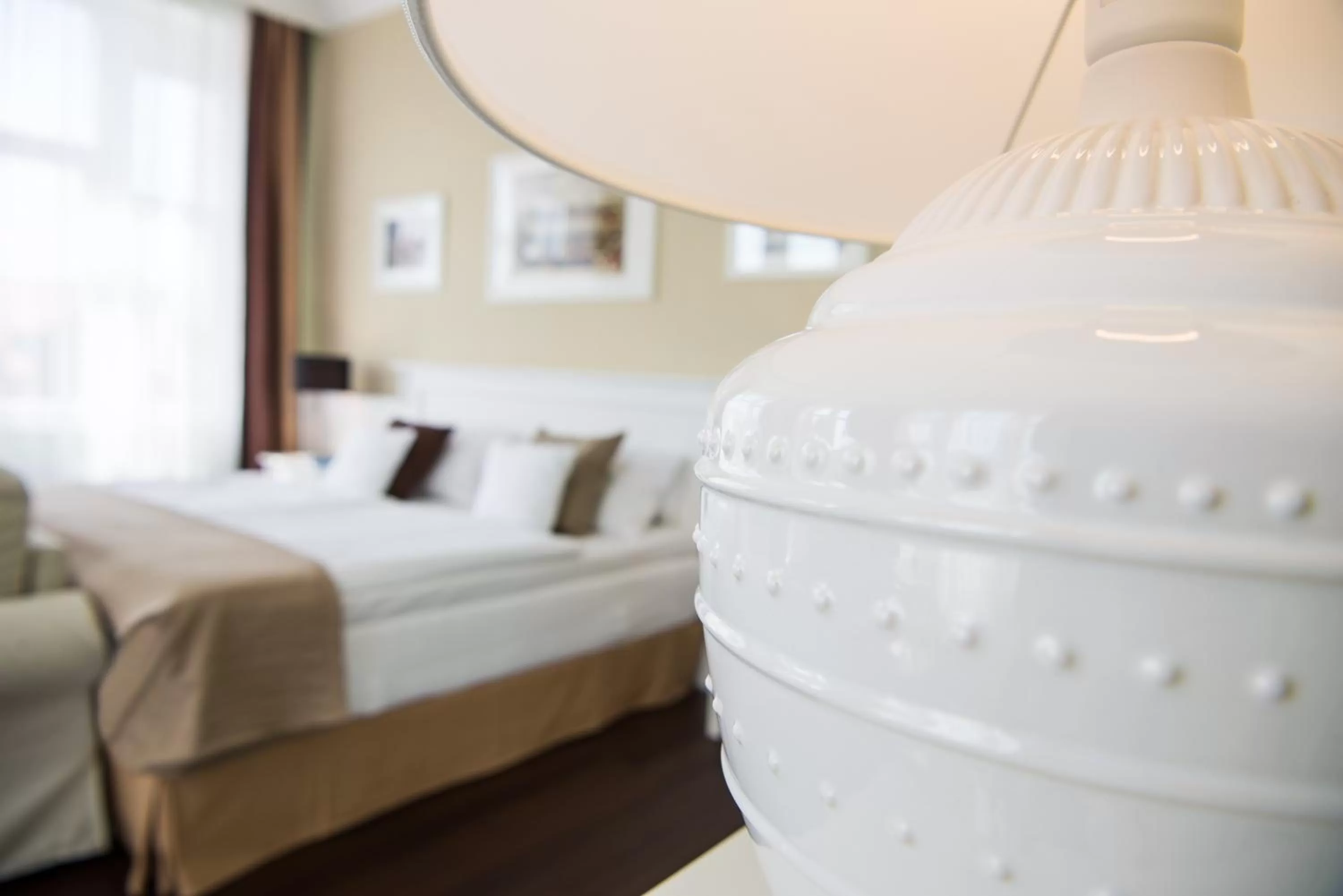 Bed in Hotel Stralsund