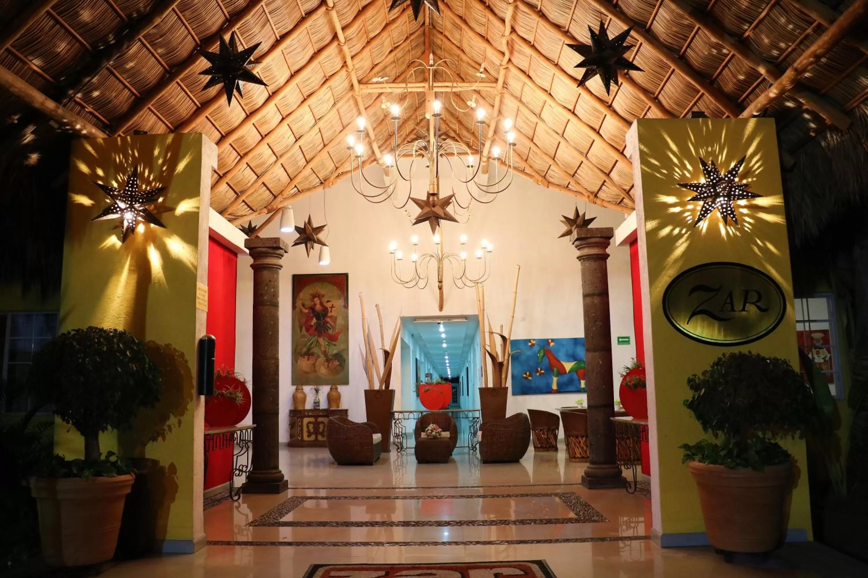Lobby or reception in Zar Colima