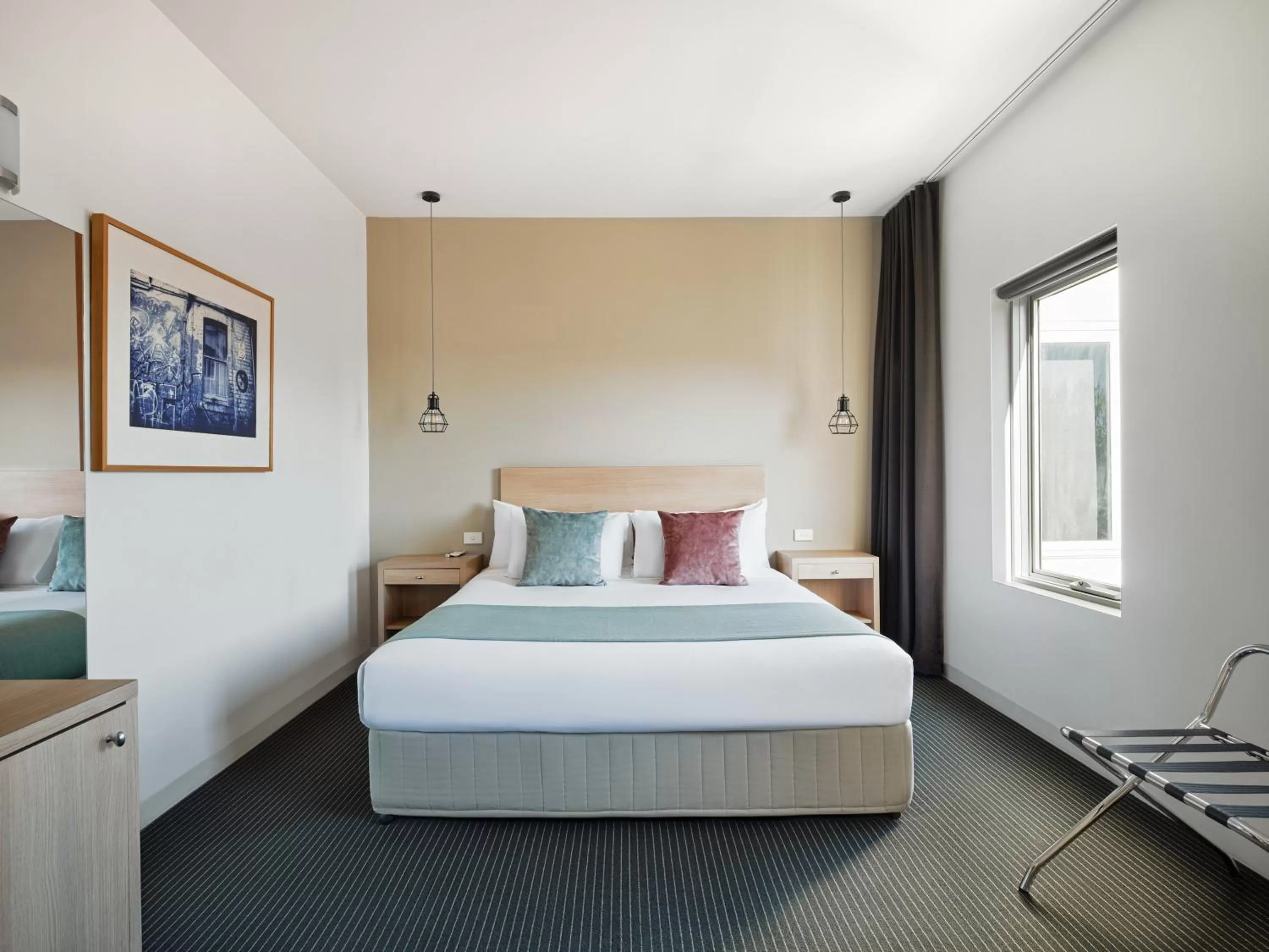 Bed in Saint Kilda Beach Hotel