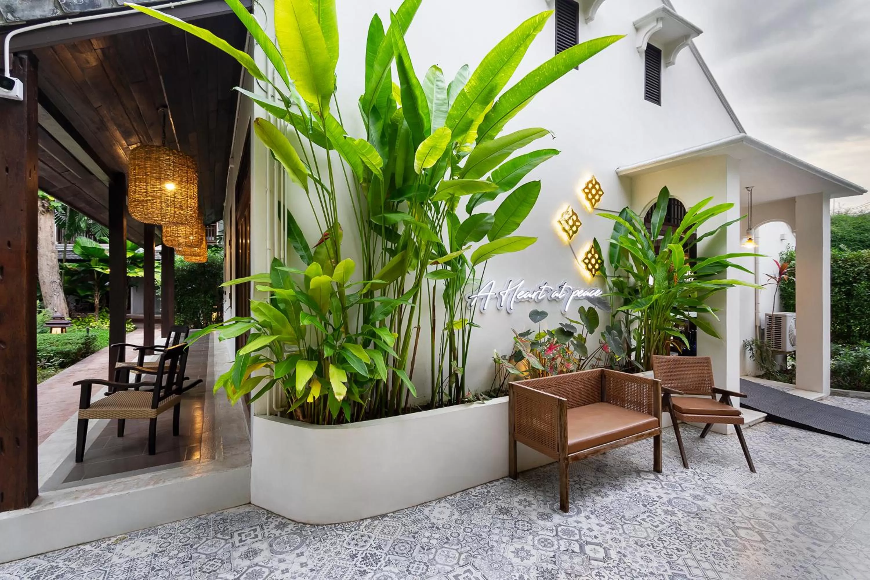 Patio in Ratchapruek Lanna Boutique