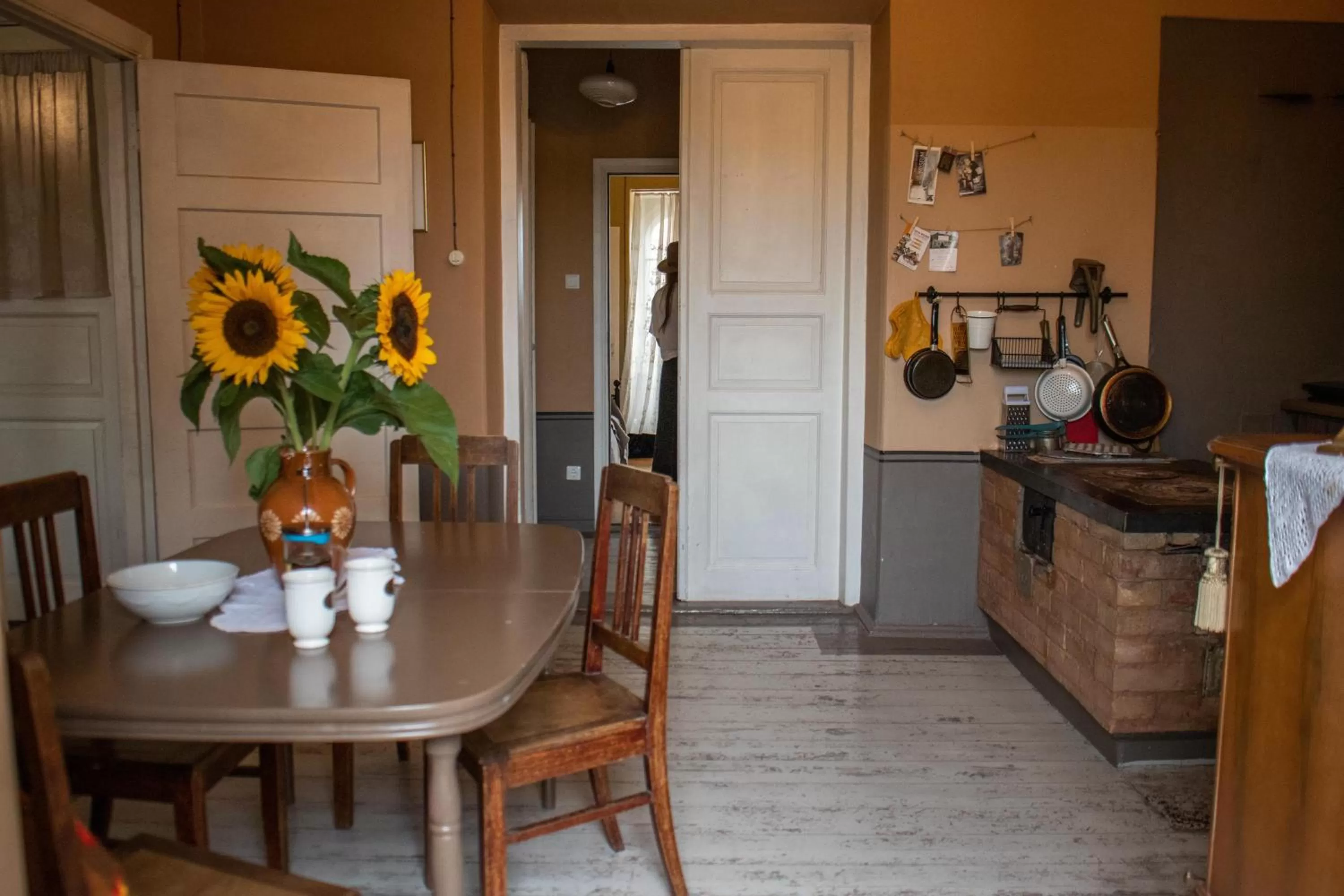 Kitchen or kitchenette, Dining Area in Roberta Hercberga Apartamenti