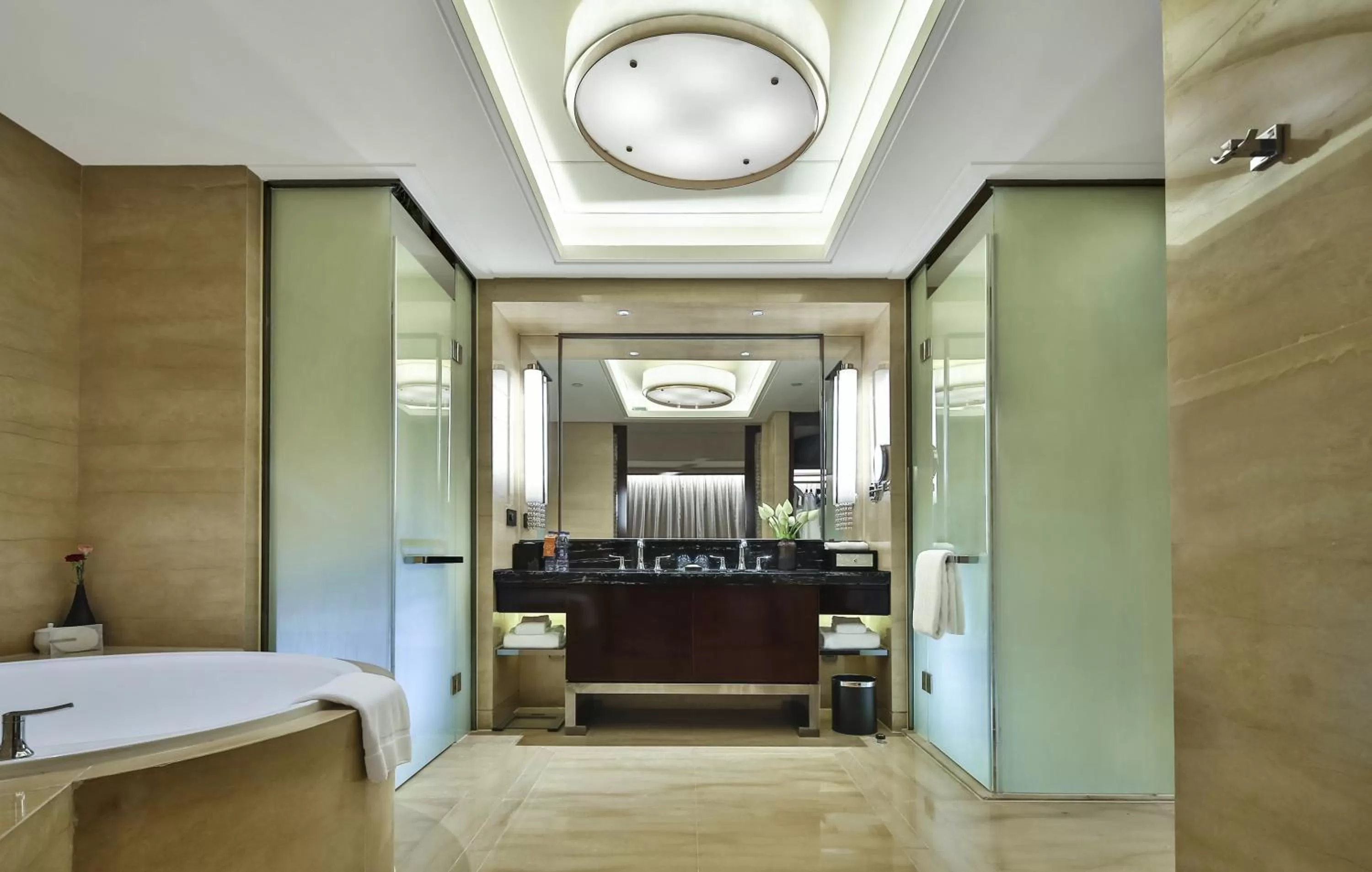 Bathroom in Crowne Plaza Chengdu Panda Garden by IHG