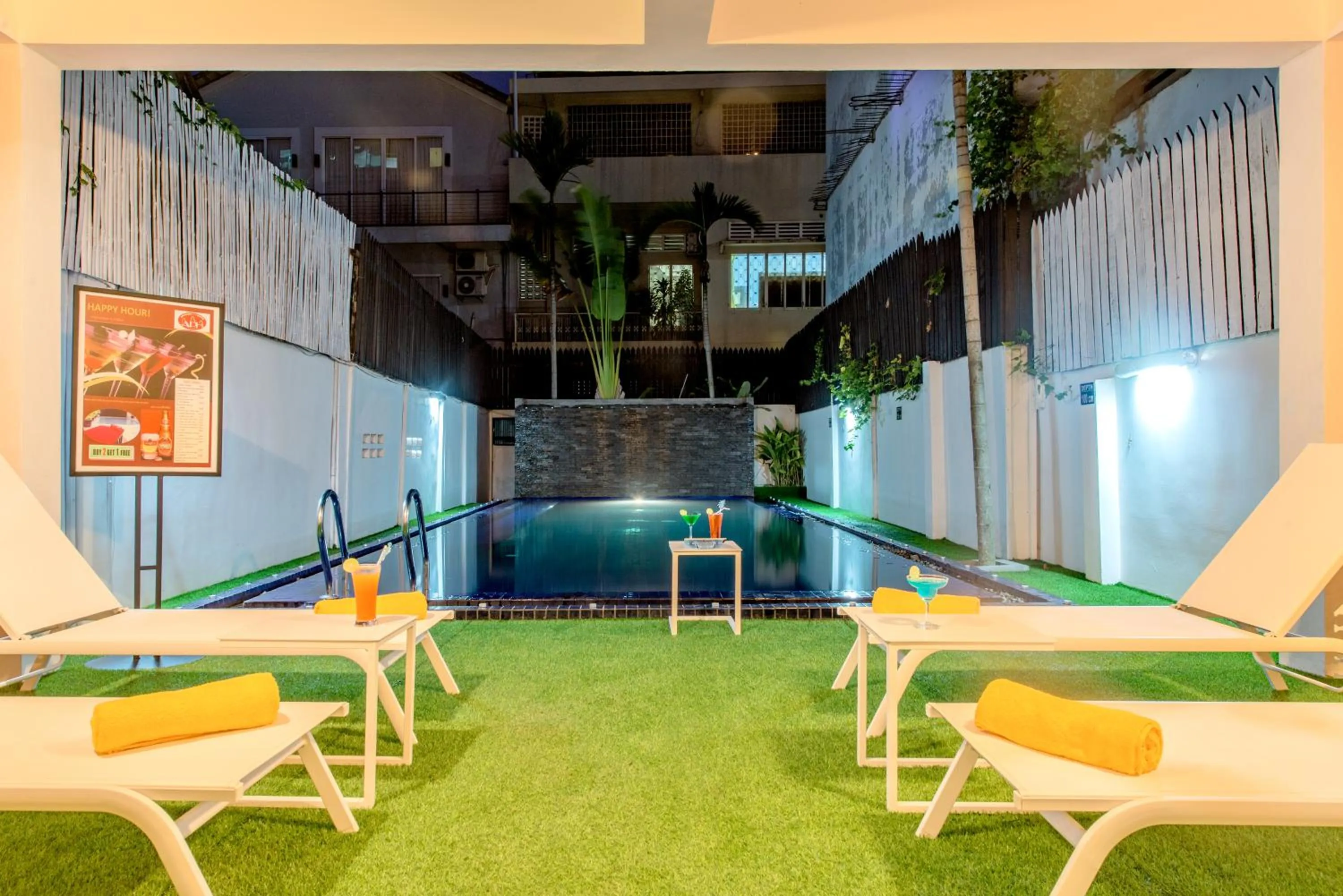 Pool view in Angkor Panoramic Boutique Hotel