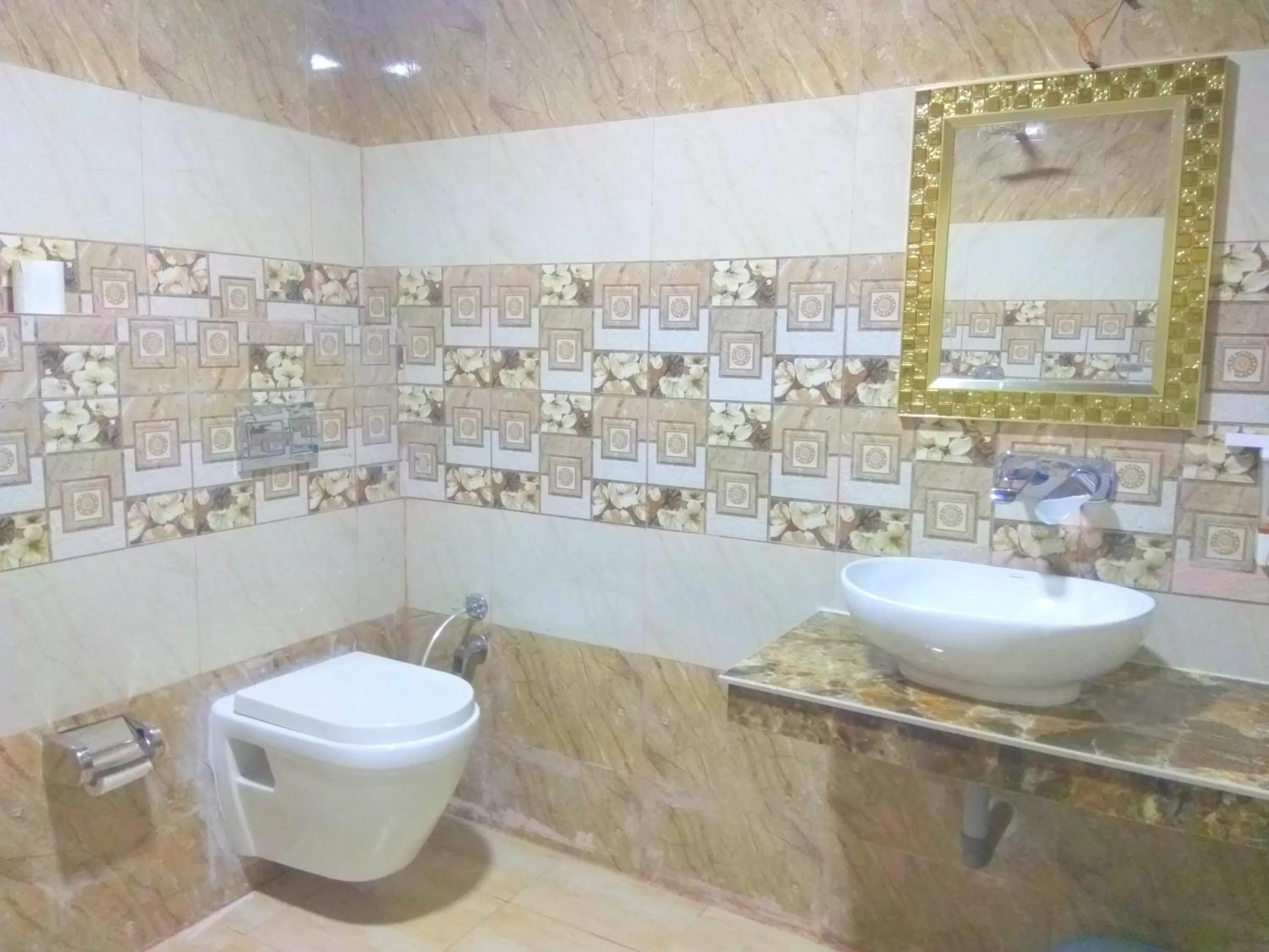Bathroom in Hotel Himdhara, Dalhousie