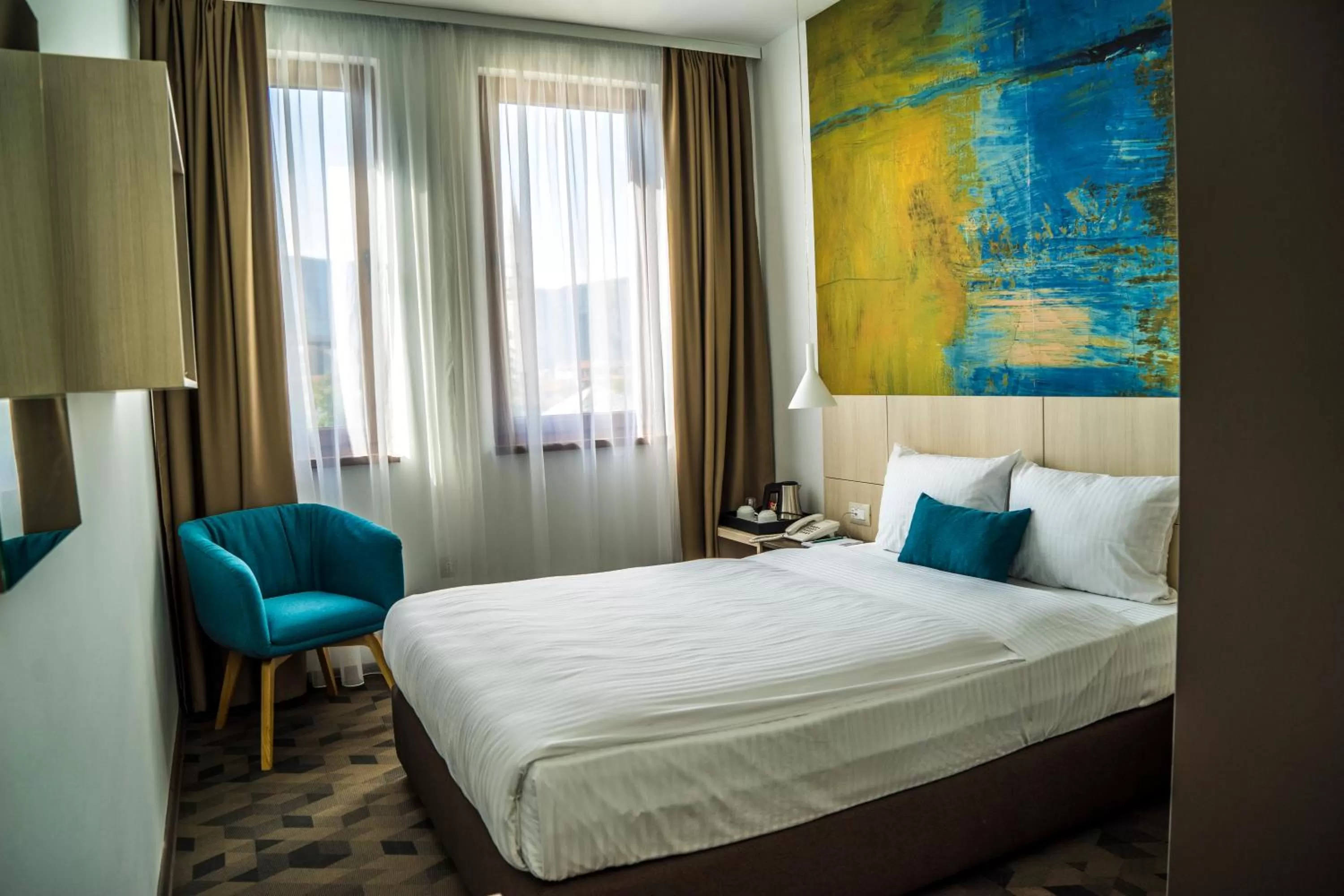 Bedroom, Bed in Hotel Kapetanovina