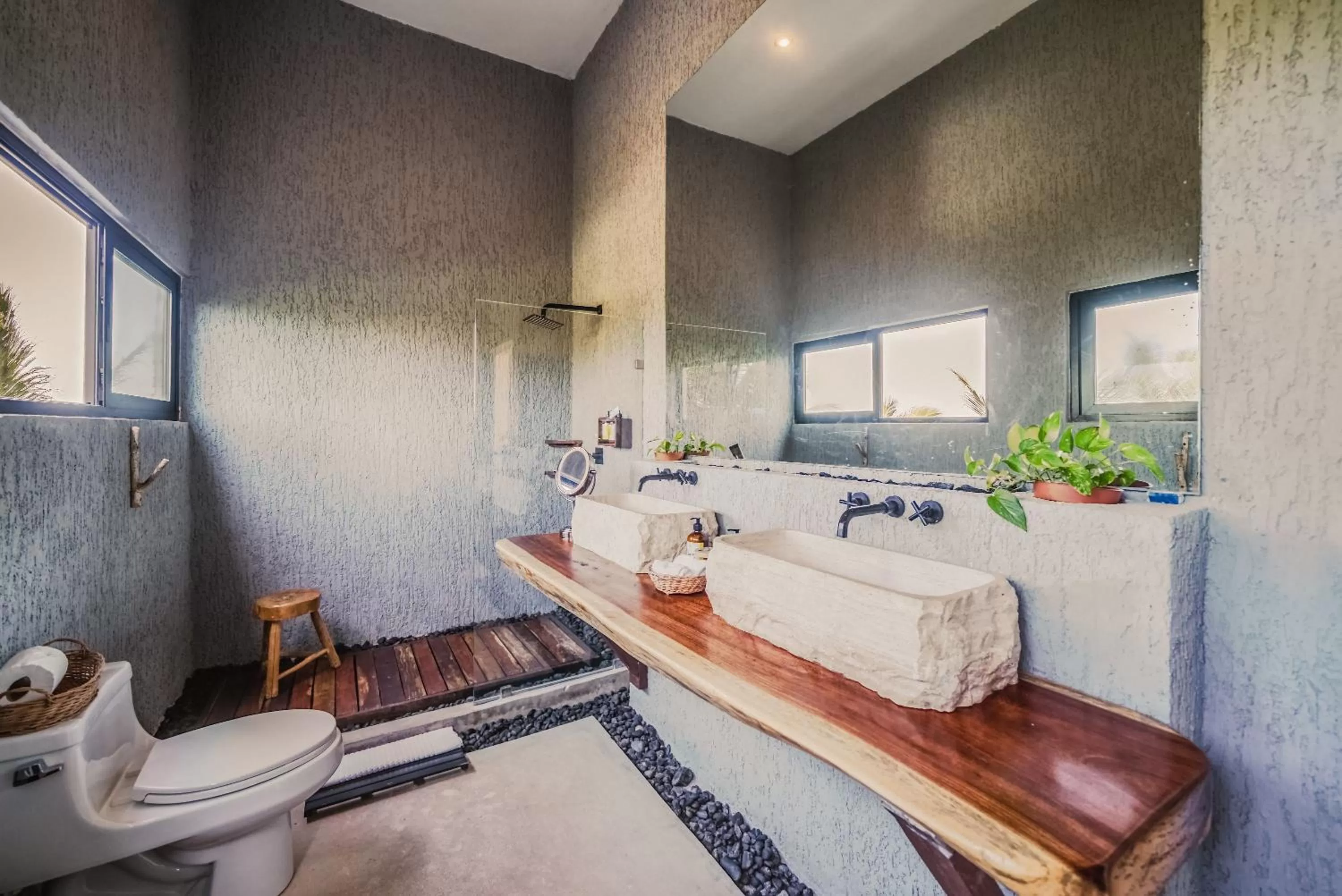 Bathroom in Hotelito Azul