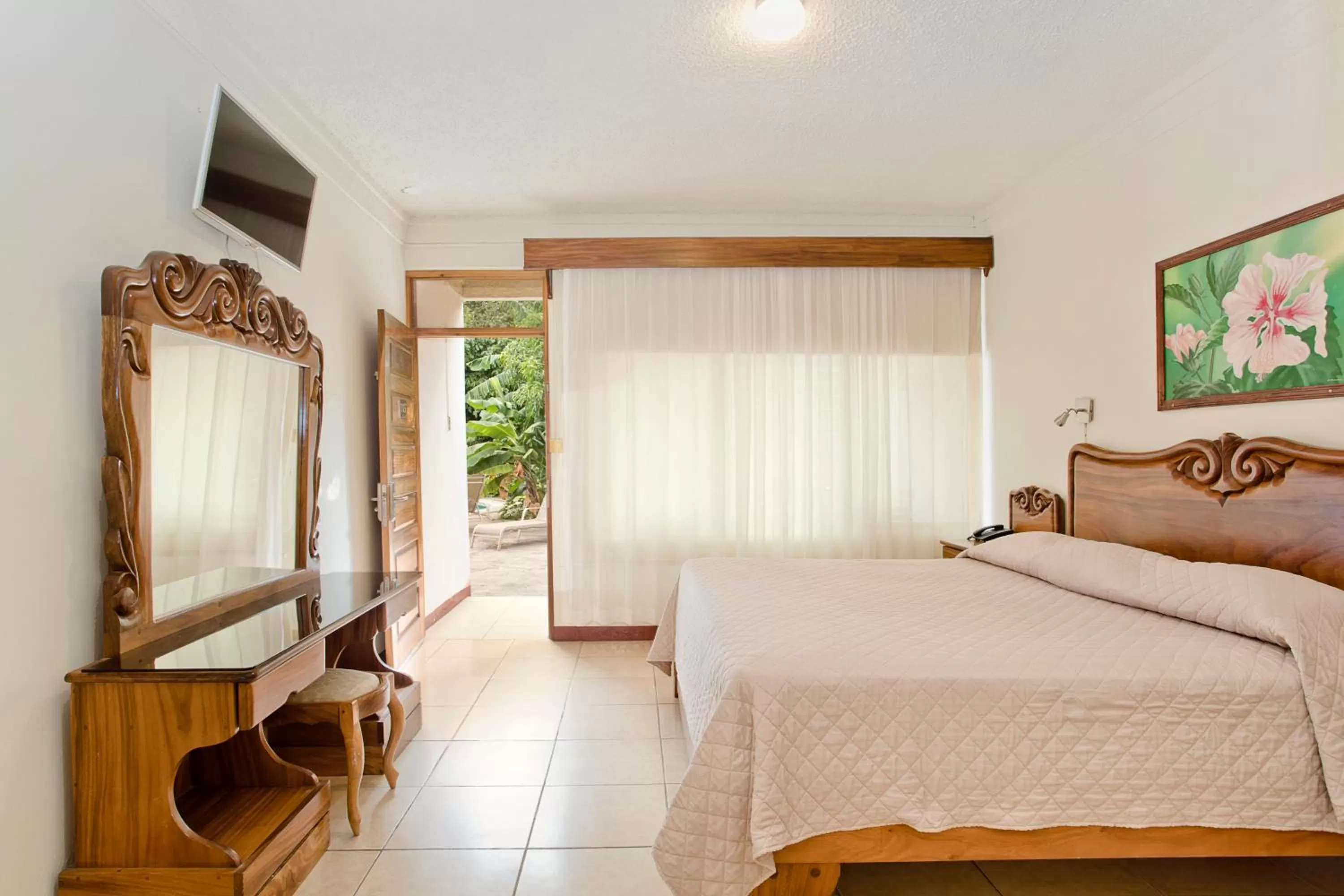 Bed in Hotel Boyeros