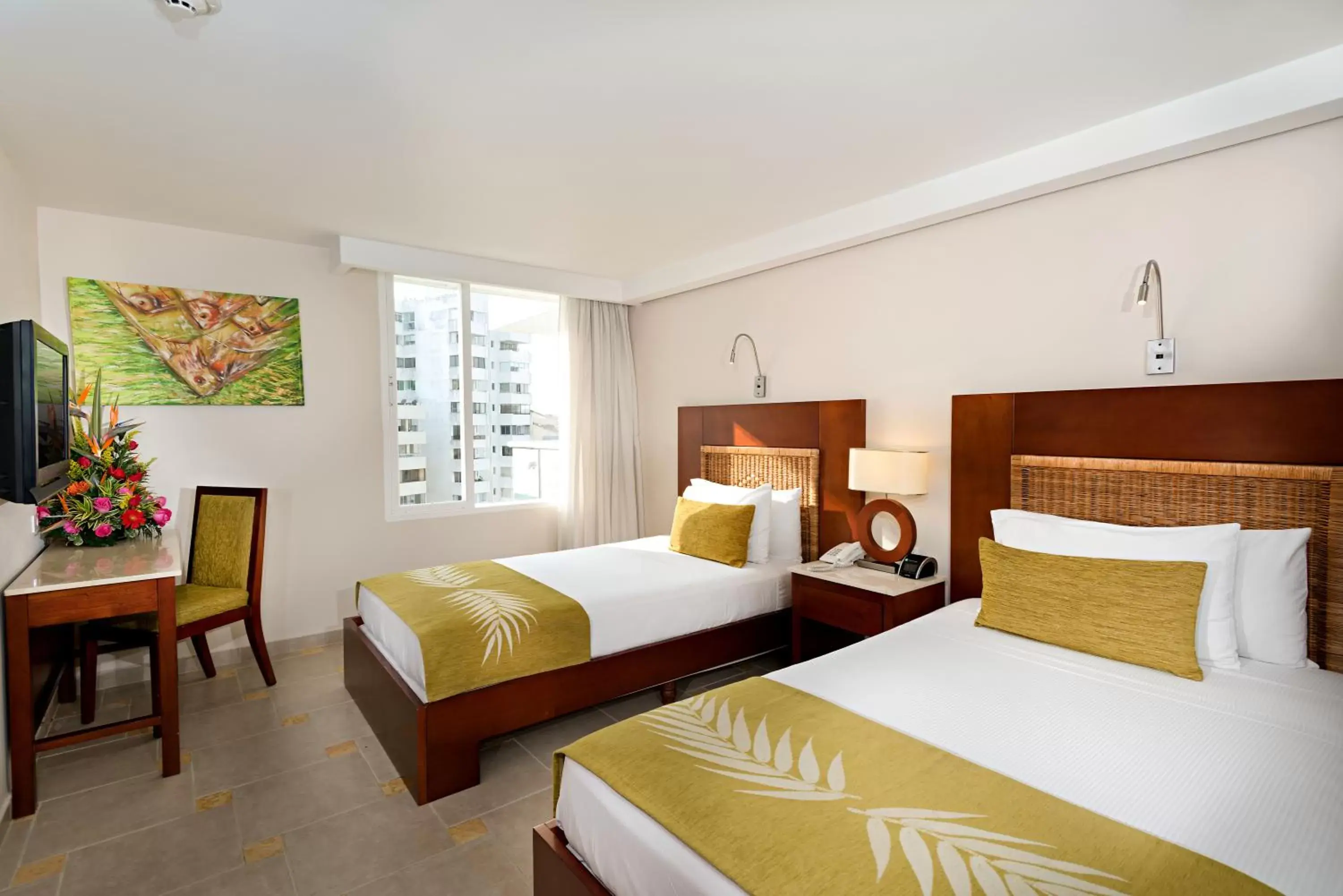 Standard Twin Room in Hotel Dann Cartagena Standard Twin Room in Hotel Dann Cartagena