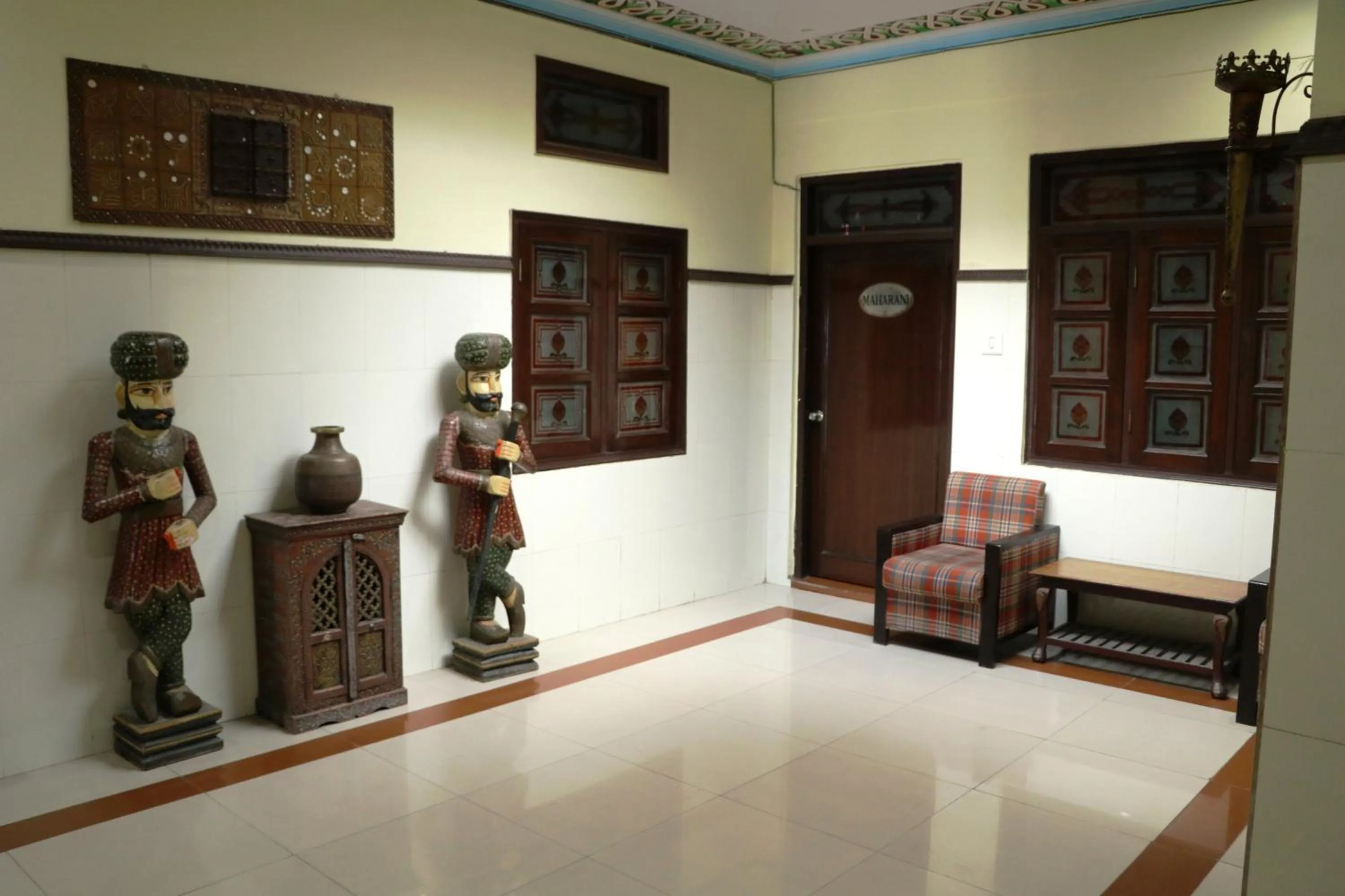 Decorative detail in Hotel Vaishnavi