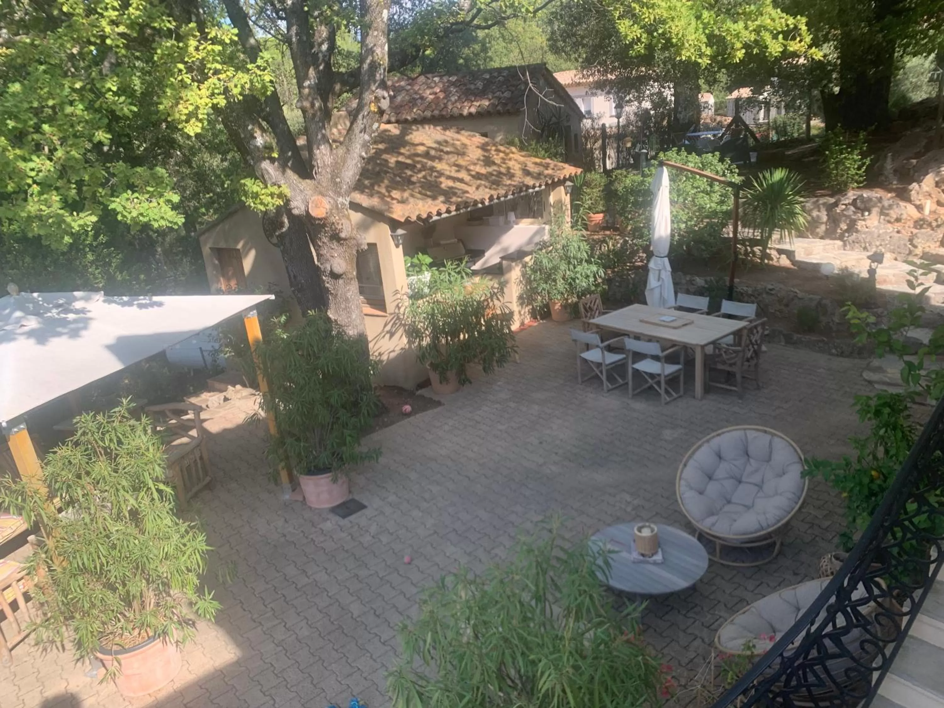 Patio in Villa San Marco chambre d hôtes