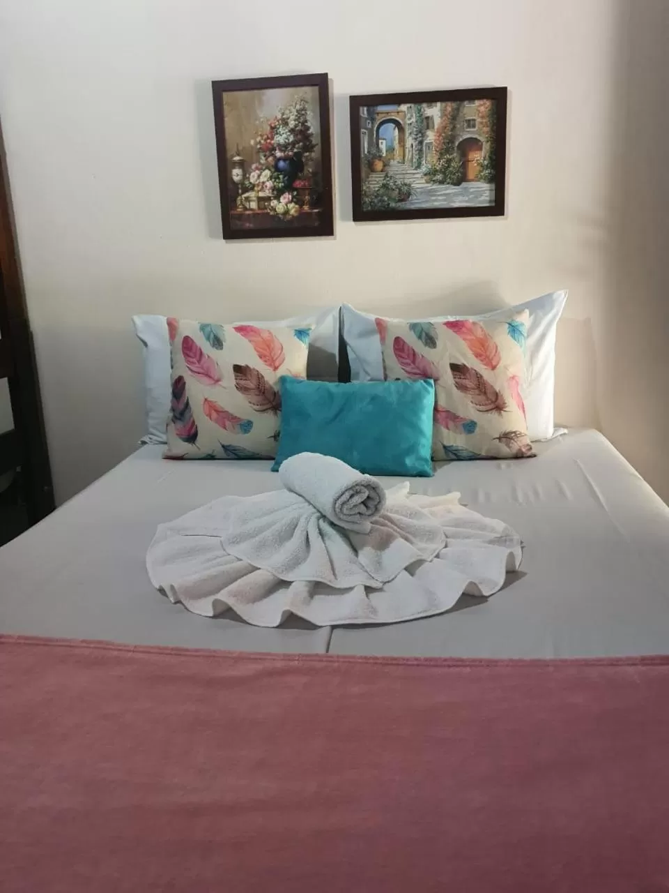 Bed in Pousada Dois Rios