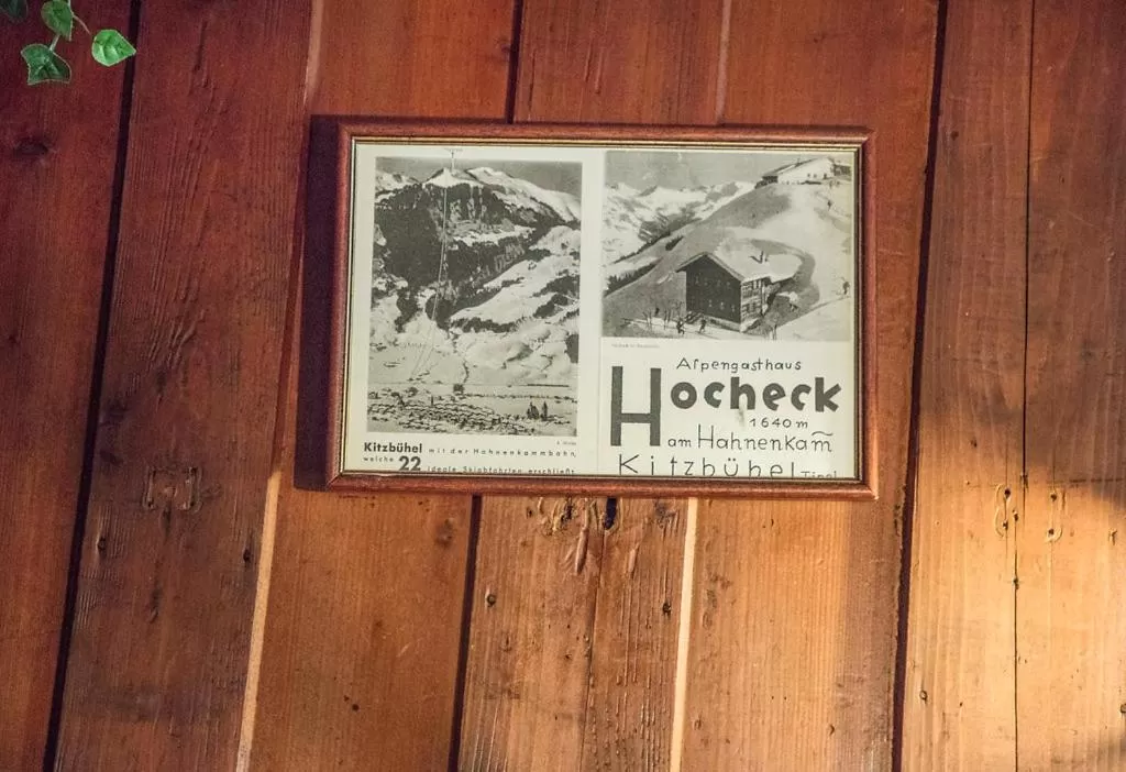 Hocheckhuette On Top of the Kitzbuehel Hahnenkamm Mountain